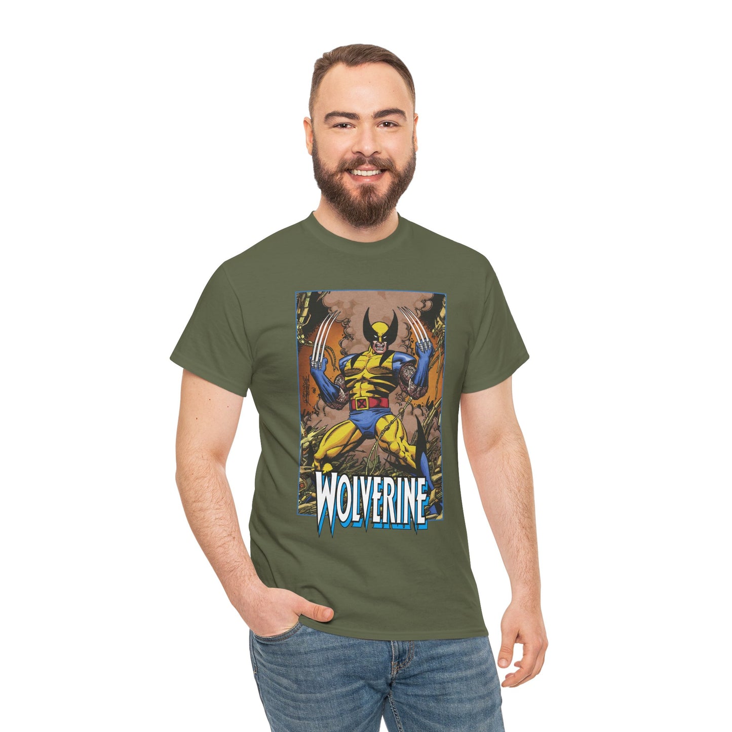 Wolverine T-Shirt - George Perez Art - Uncanny X-Men Member/Leader - Marvel Comics - Logan - Mutant Pride