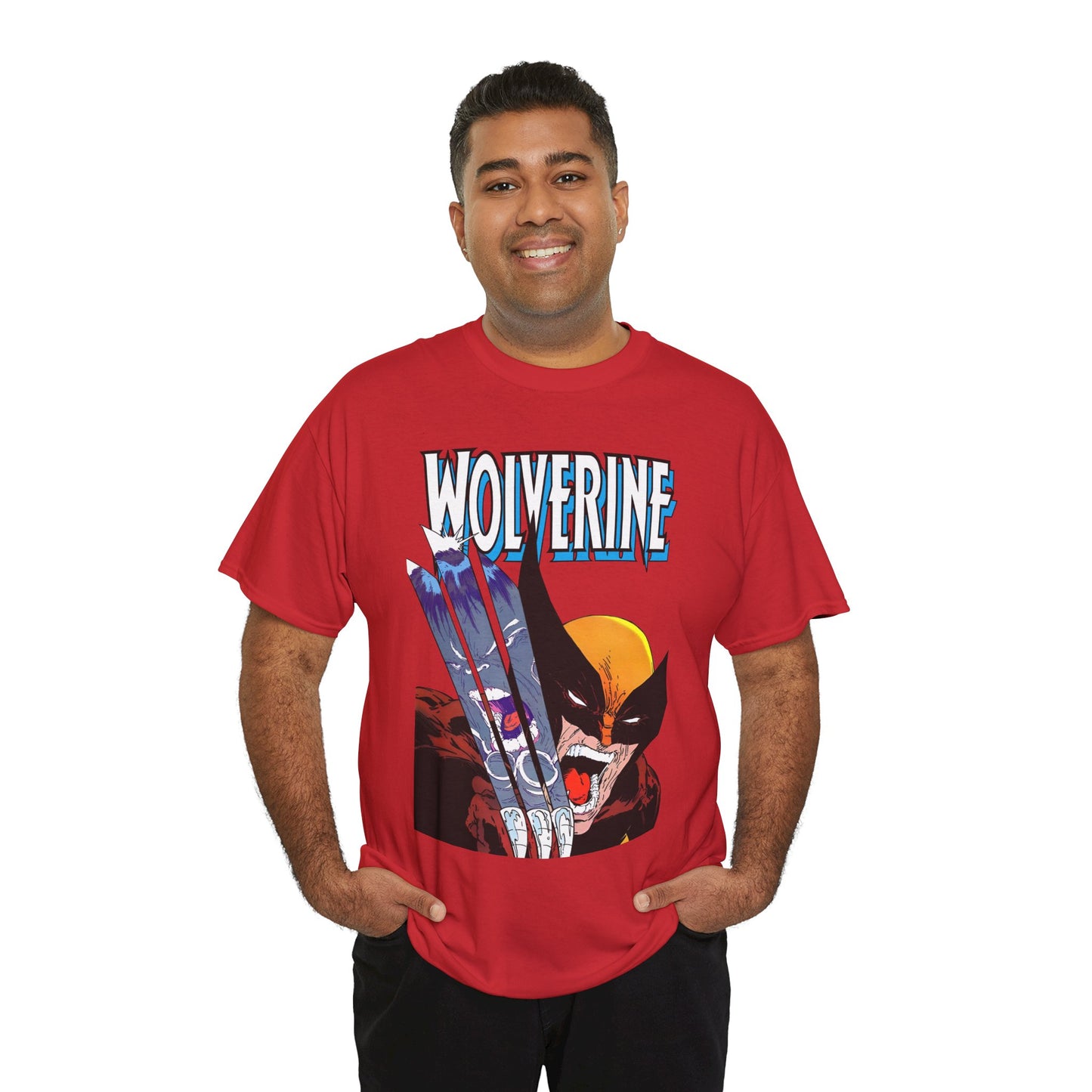 Wolverine T-Shirt - Amazing Todd McFarlane Art - Classic Image Vs Incredible Hulk - Marvel Comics - Logan