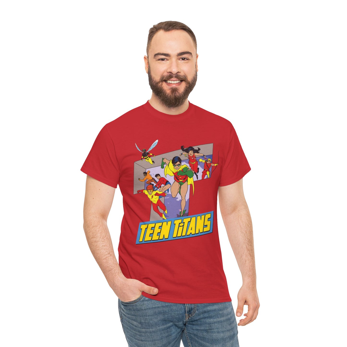 Teen Titans T-Shirt - Robin, Wonder Girl, Kid Flash, Speedy, Bumblebee, Mal, Aqualad - DC Comics