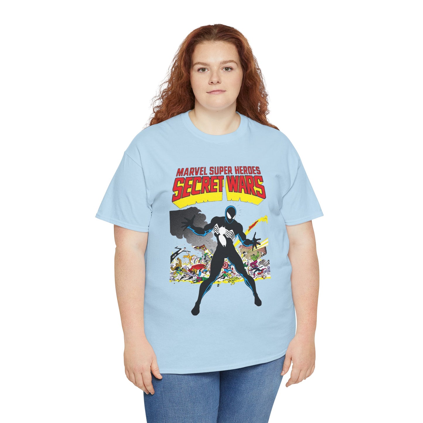 Secret Wars T-Shirt - Classic Marvel Comics Series - Alien Symbiote Spider-Man, 1st Appearance - Future Venom Story