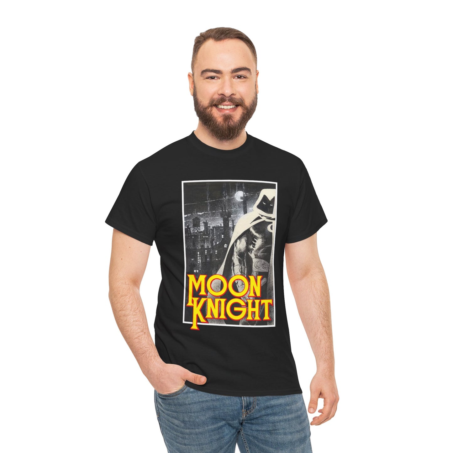 Moon Knight T-Shirt - Bill Sienkiewicz Art - Marvel Comics 1980s