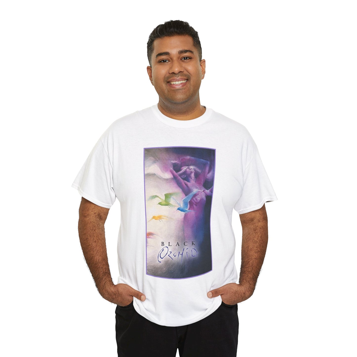 Black Orchid T-Shirt - Dave McKean Art - Susan Linden-Thorne - Neil Gaiman Story - DC Comics, Vertigo Comics