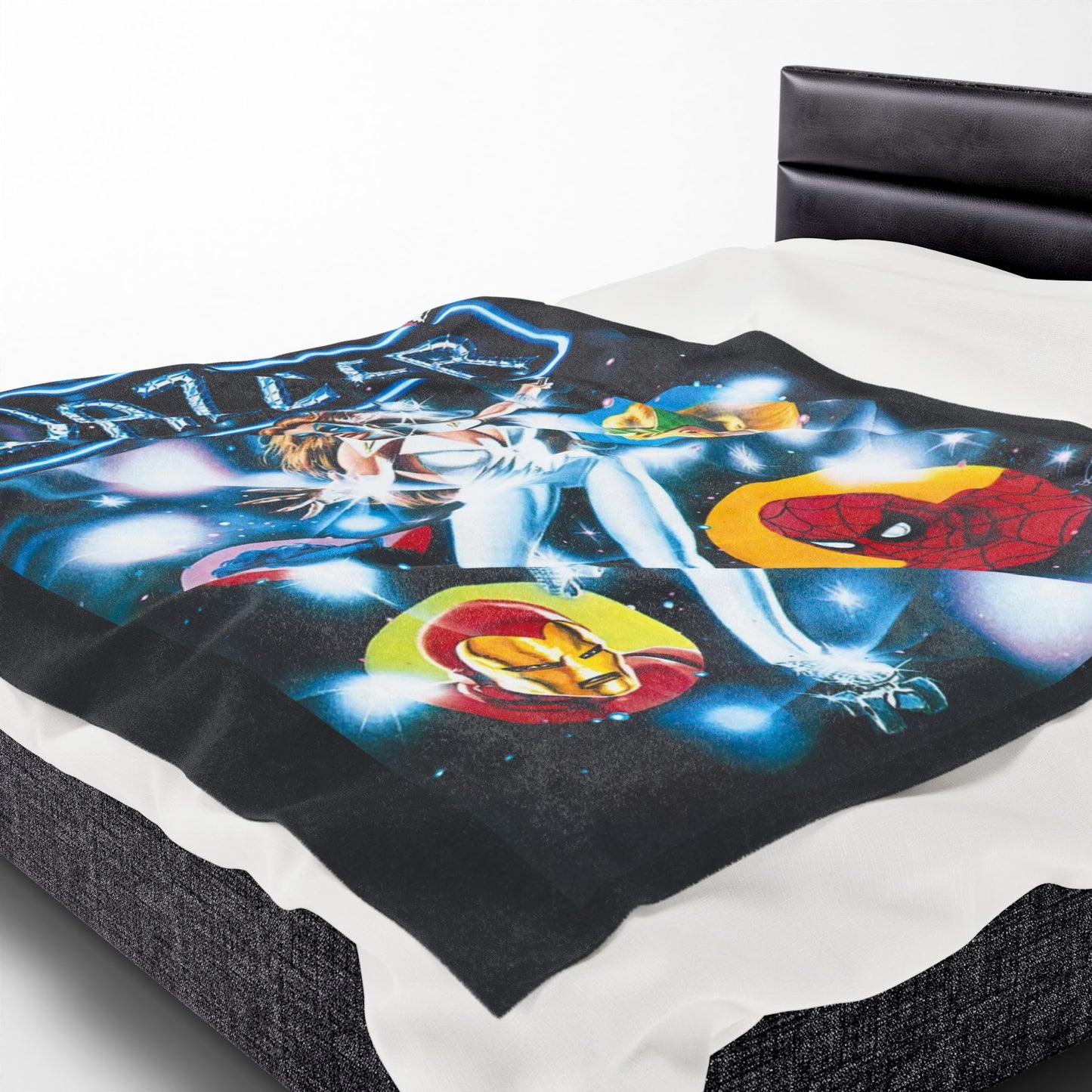 Dazzler Velveteen Plush Blanket 60x80" - Bob Larkin #1 Cover Art - Alison Blaire - Mutant Pop Star - Marvel Comics - Uncanny X-Men Link