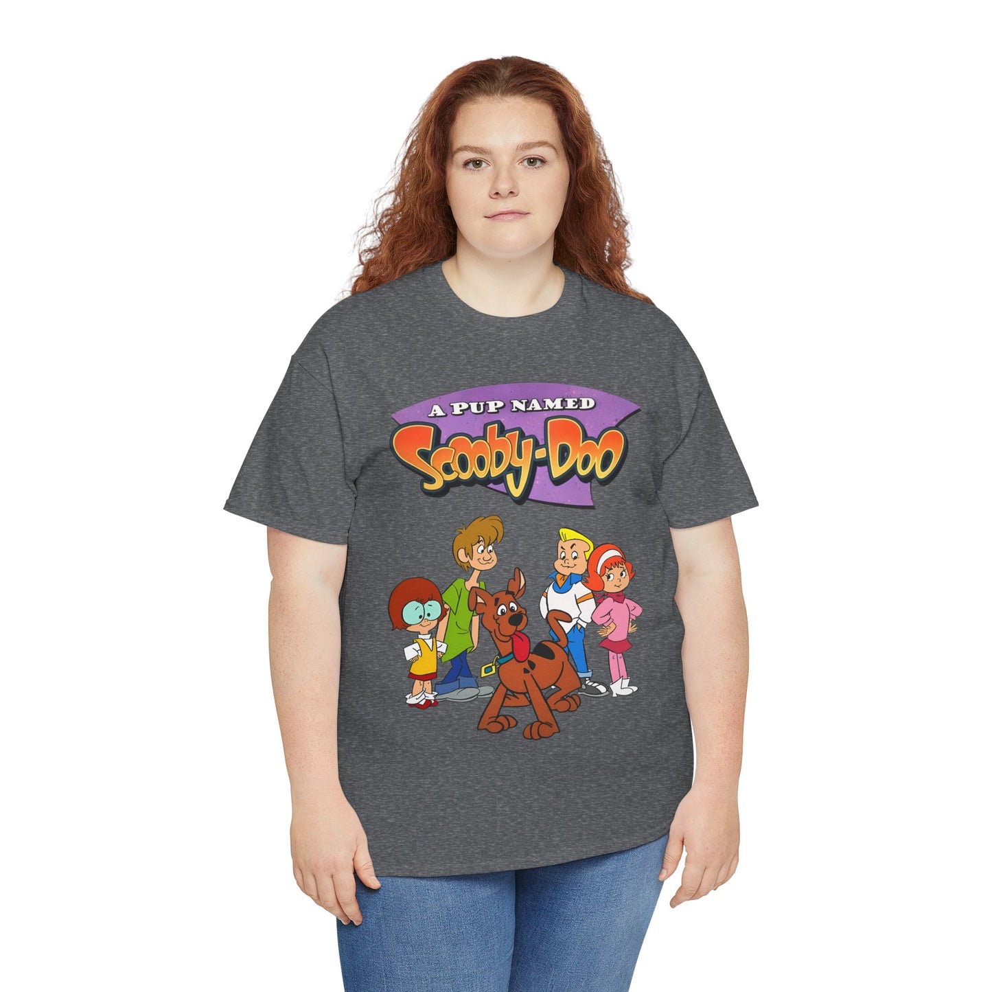 A Pup Named Scooby-Doo T-Shirt - Hanna-Barbera Cartoon TV Series 1990s - Fred, Daphne, Velma, Shaggy