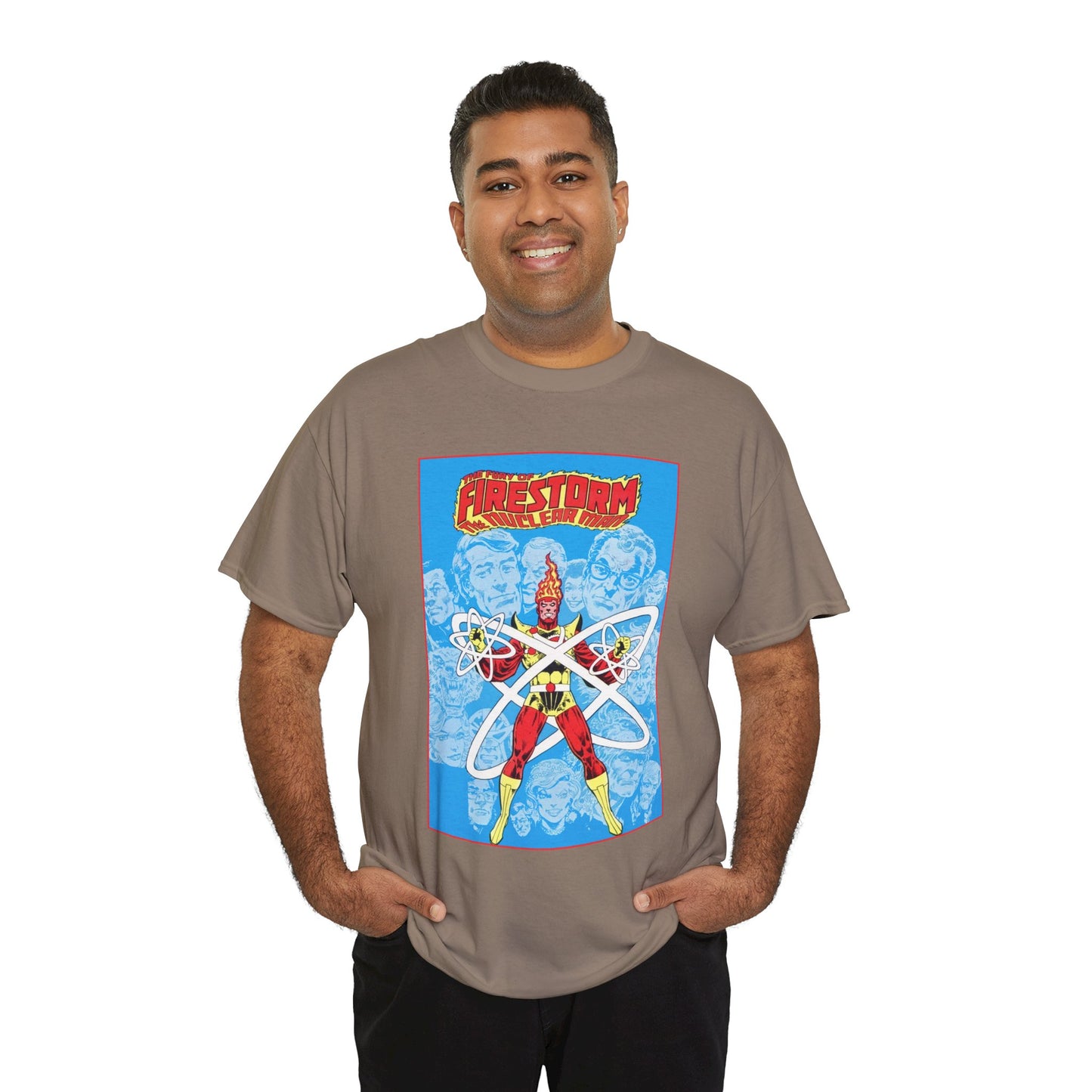 Fury of Firestorm T-Shirt - Pat Broderick Art - The Nuclear Man, Ronnie Raymond - JLA Member - DC Comics