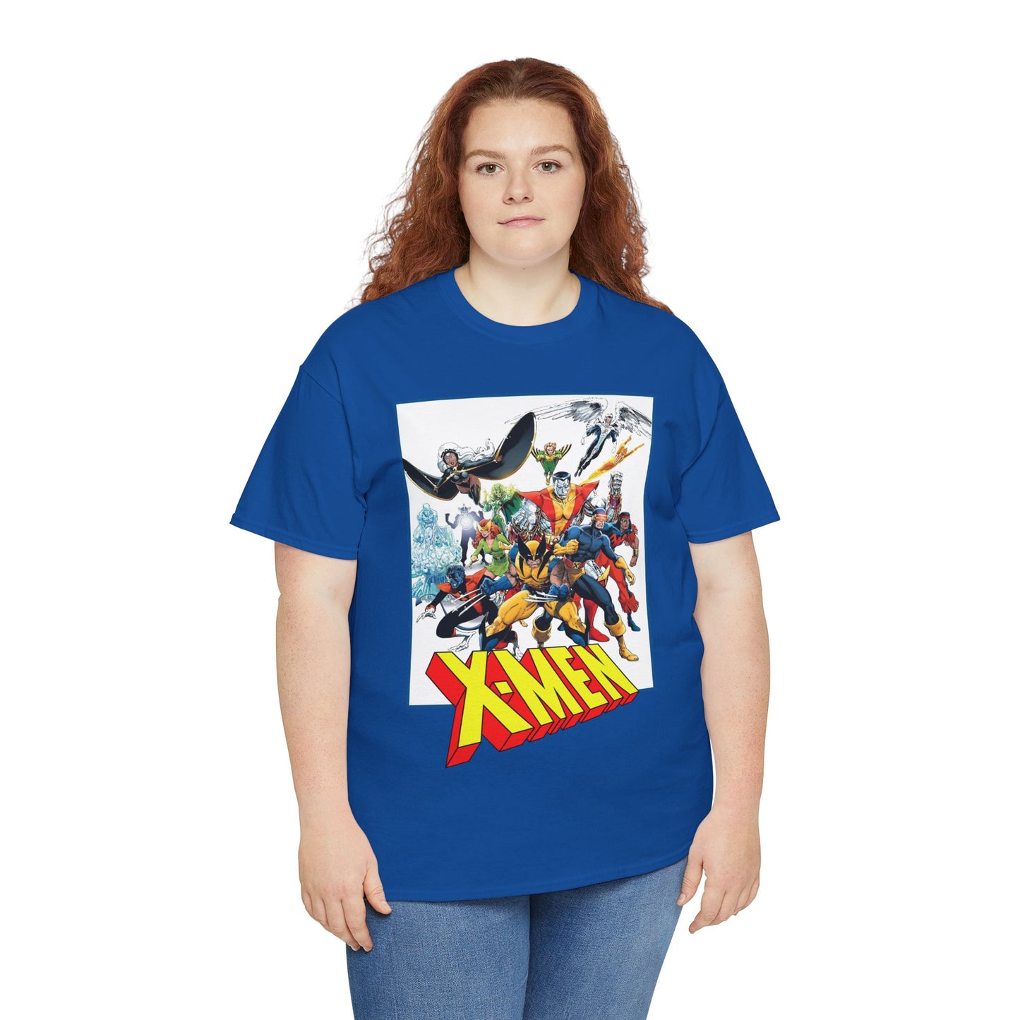 X-Men T-Shirt - Classic Arthur Adams Art - Marvel Comics - Wolverine, Colossus, Storm, Cyclops, Nightcrawler, Iceman