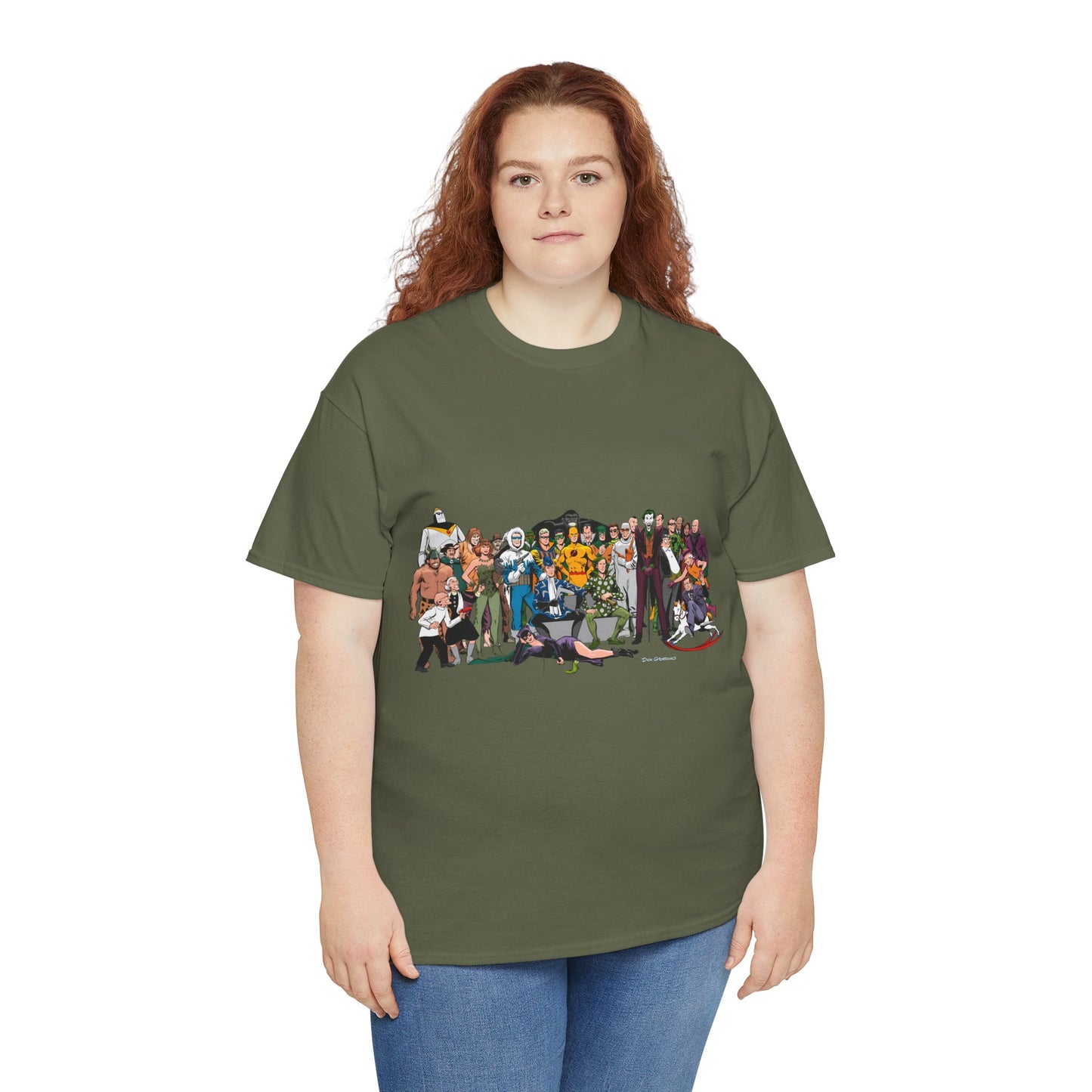 Secret Origins of Super-Villains T-Shirt - Dick Giordano Art - DC Comics - Joker, Mirror Master, Captain Cold, Lex Luthor, Scarecrow, Poison Ivy, Grodd