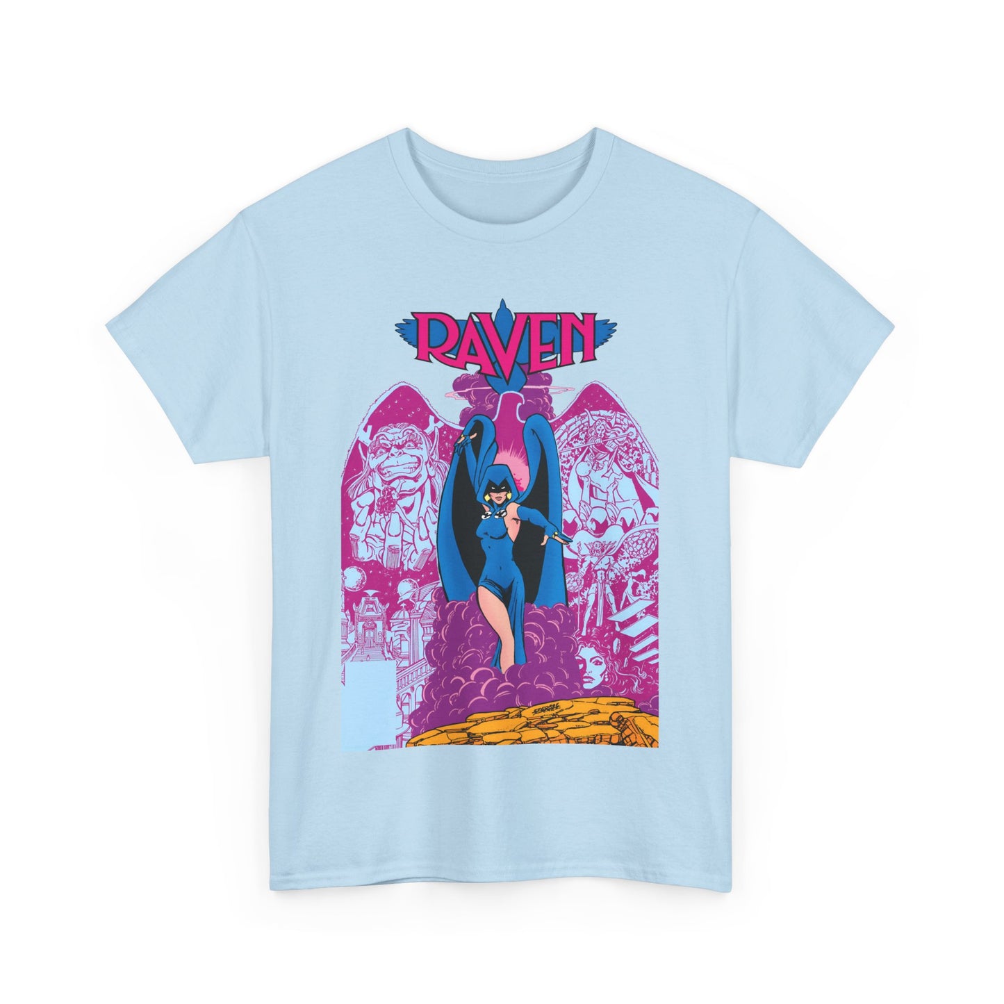 Raven T-Shirt - George Perez Art - New Teen Titans - Trigon, Azarath - DC Comics