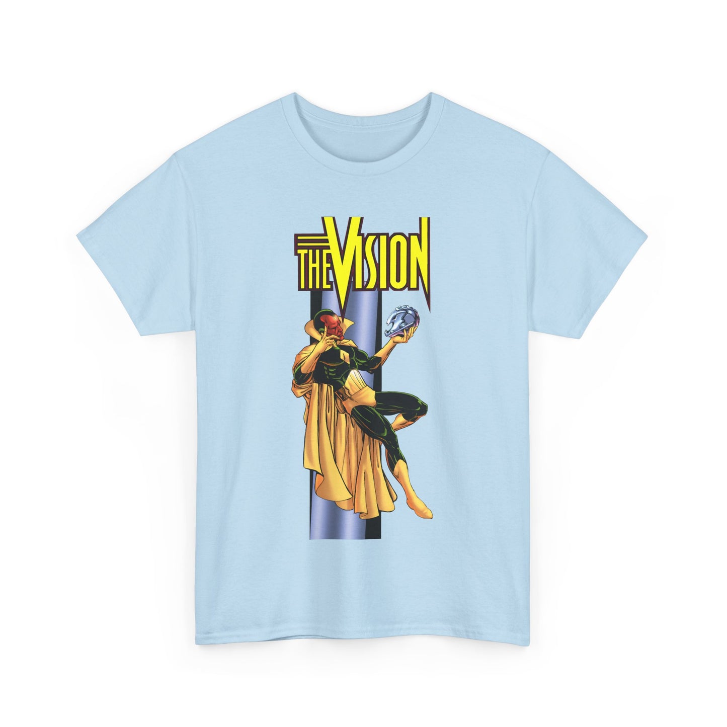 Vision T-Shirt - George Perez Art - Built by Ultron - Avengers Member - Marvel Comics