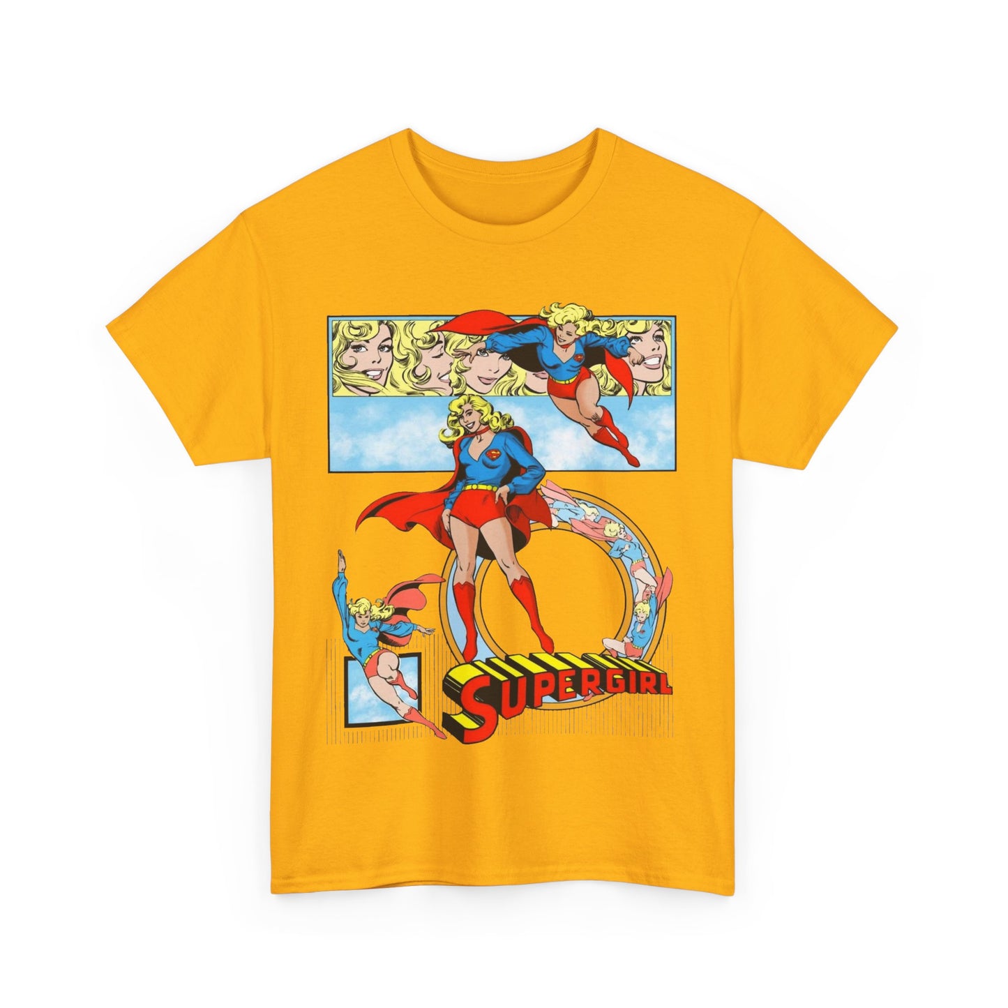 Supergirl T-Shirt - Krypton, Superman, Kara, Kandor - DC Comics - 1980s Art - Style Guide - Superman's Cousin