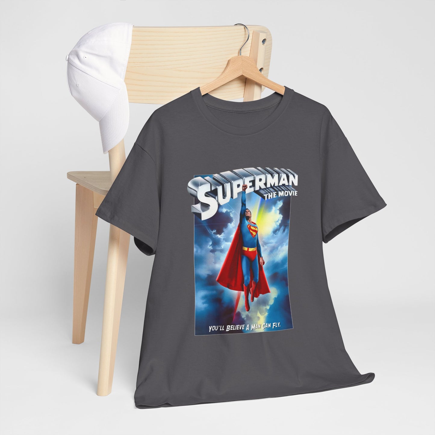 Superman The Movie T-Shirt - DC Comics - Man of Steel - Christopher Reeve 1978