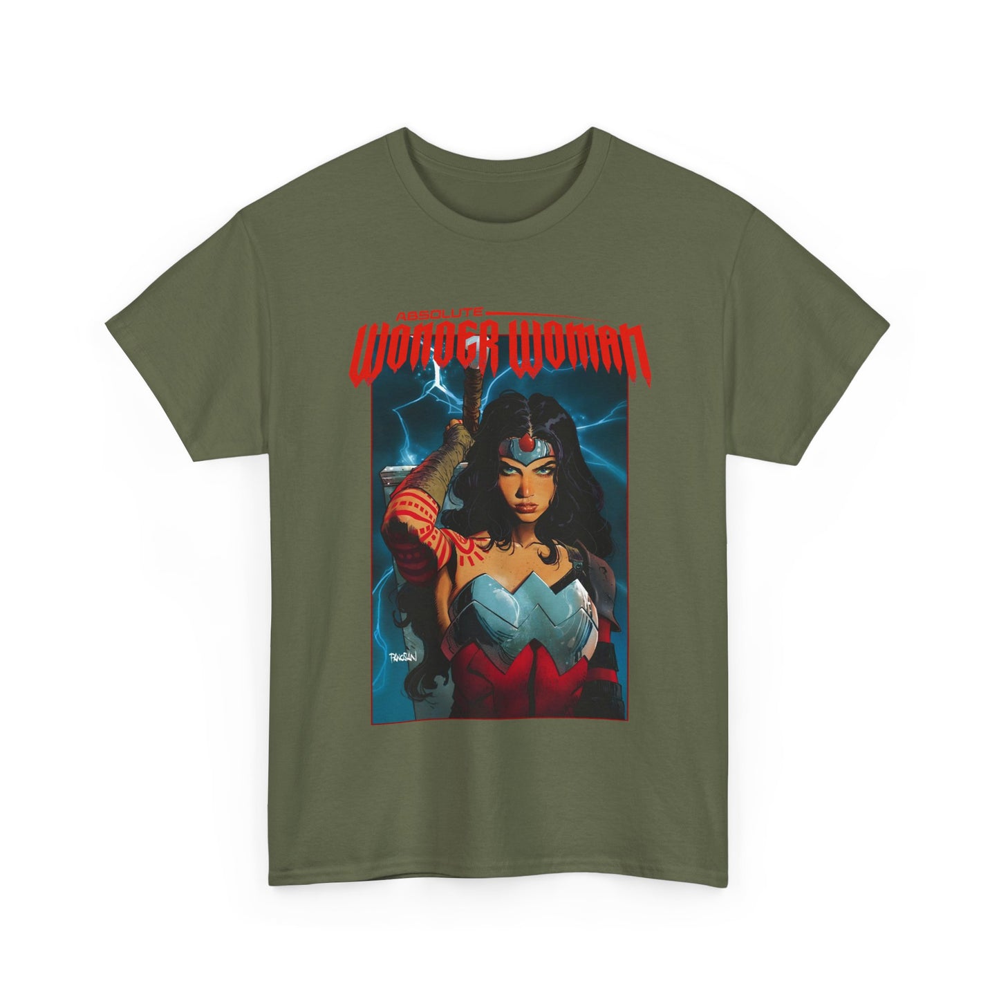 Absolute Wonder Woman T-Shirt - Dan Panosian Art - DC Comics All-In Variant Cover - Raised in Hell by Circe