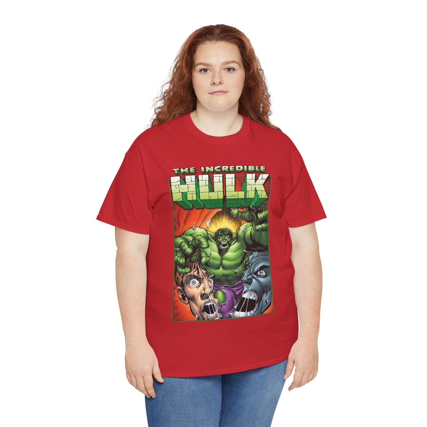 Incredible Hulk T-Shirt - Dale Keown Art - Bruce Banner Psyche - Peter David Story - 1990s Art - Marvel Comics