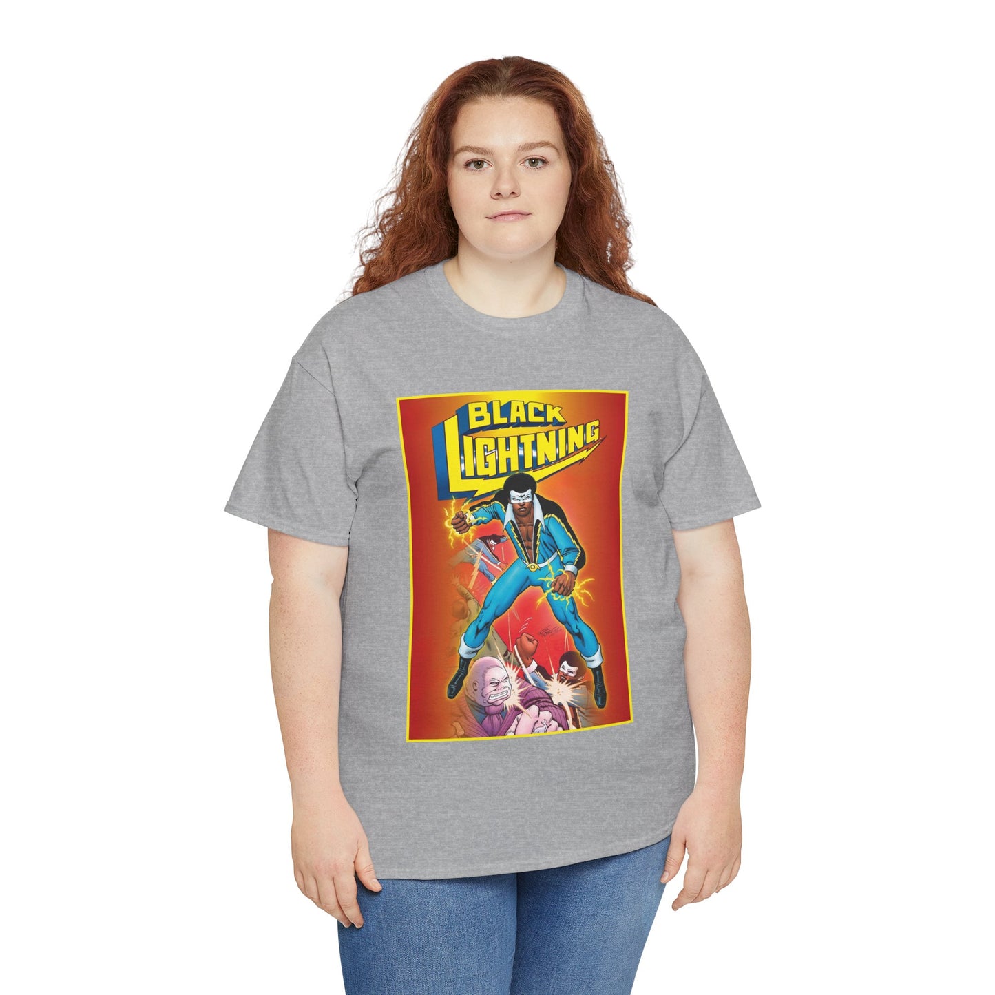 Black Lightning T-Shirt - Trevor Von Eeden Art - Jefferson Pierce - Suicide Slum, Metropolis - DC Comics