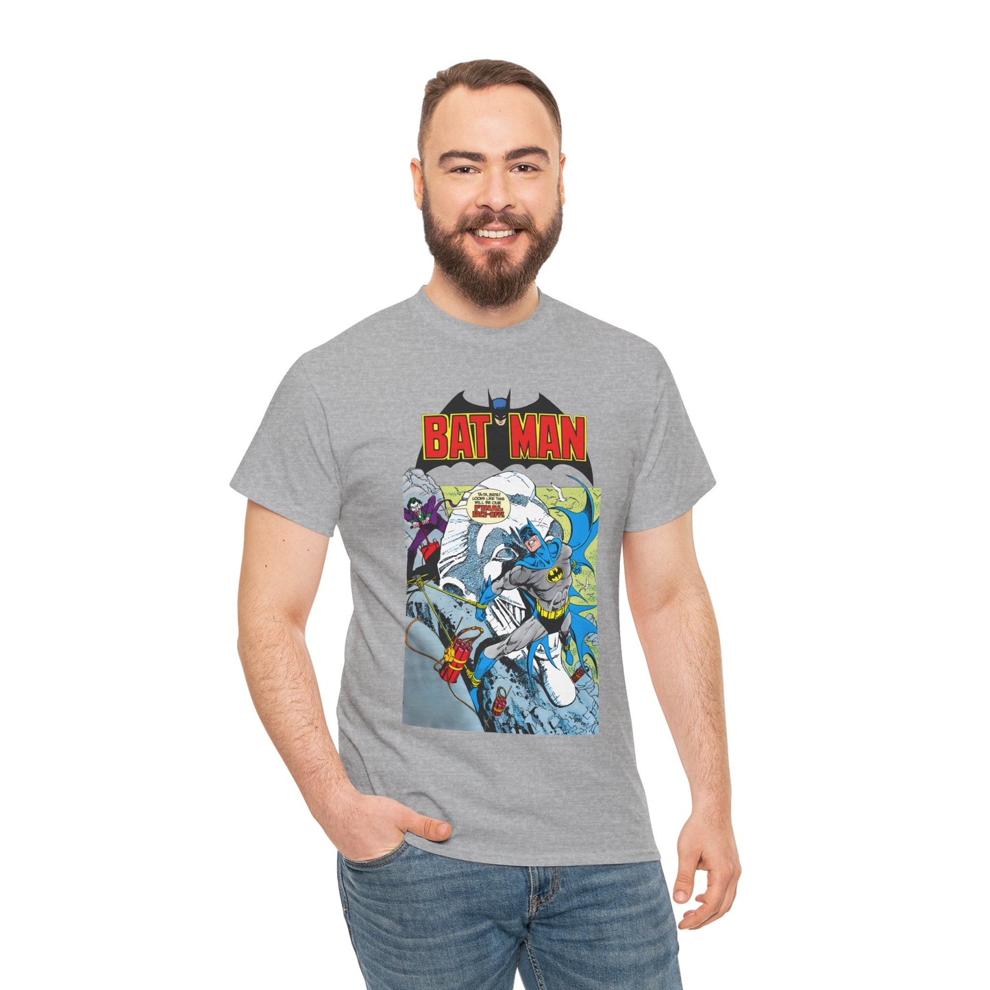 Batman T-Shirt - José Luis García-López Art - Joker - #353 Cover Art - Batman Strapped to Mount Rushmore - Amazing Bronze Age Art