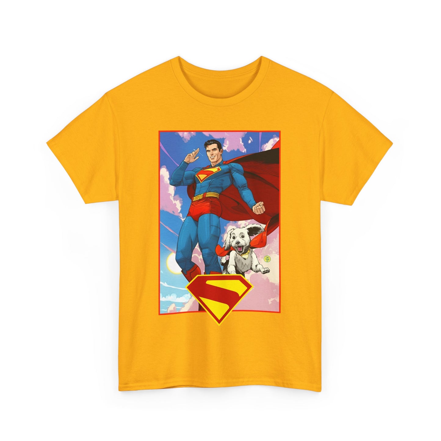 Superman & Krypto T-Shirt - DC Comics - New James Gunn Movie 2025 - Dan Mora Art - Man of Steel