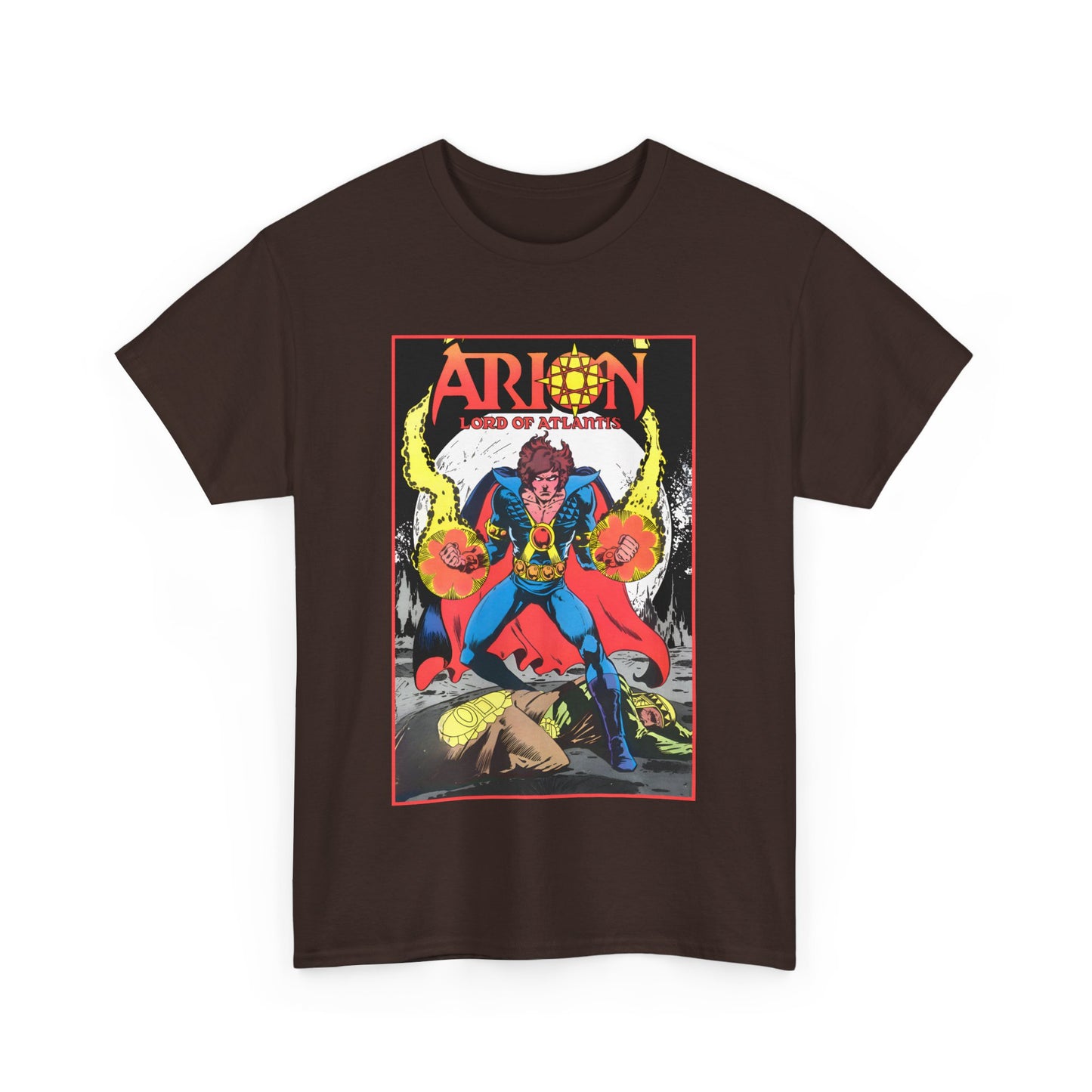 Arion, Lord of Atlantis T-Shirt - Jan Duursema Art - Atlantis Wizard - Lord of Order - Lord High Mage - DC Comics