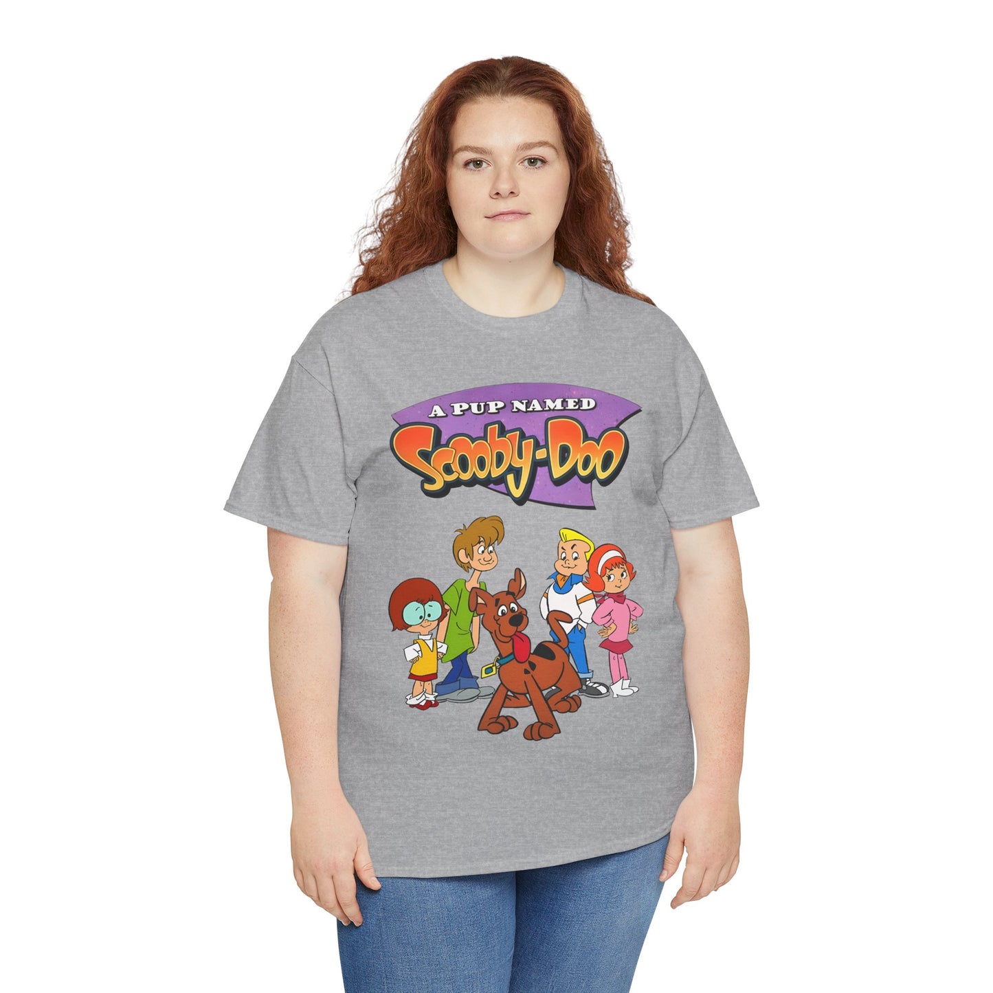 A Pup Named Scooby-Doo T-Shirt - Hanna-Barbera Cartoon TV Series 1990s - Fred, Daphne, Velma, Shaggy