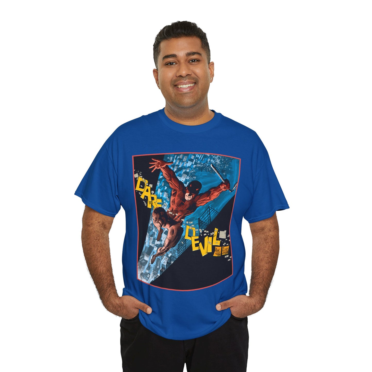 Daredevil T-Shirt - Frank Miller & Klaus Janson Art - The Man With No Fear - Hell's Kitchen - Marvel Comics