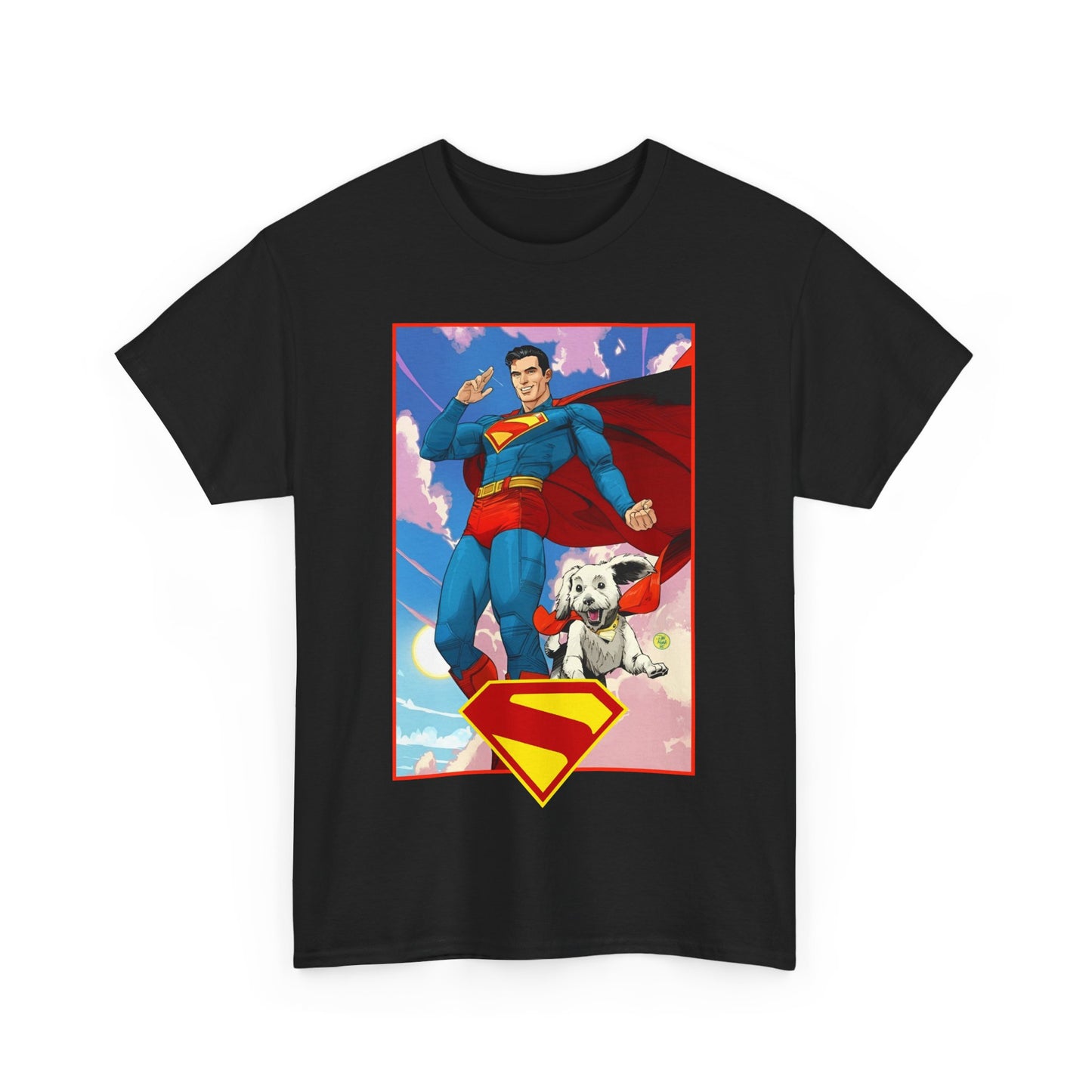 Superman & Krypto T-Shirt - DC Comics - New James Gunn Movie 2025 - Dan Mora Art - Man of Steel