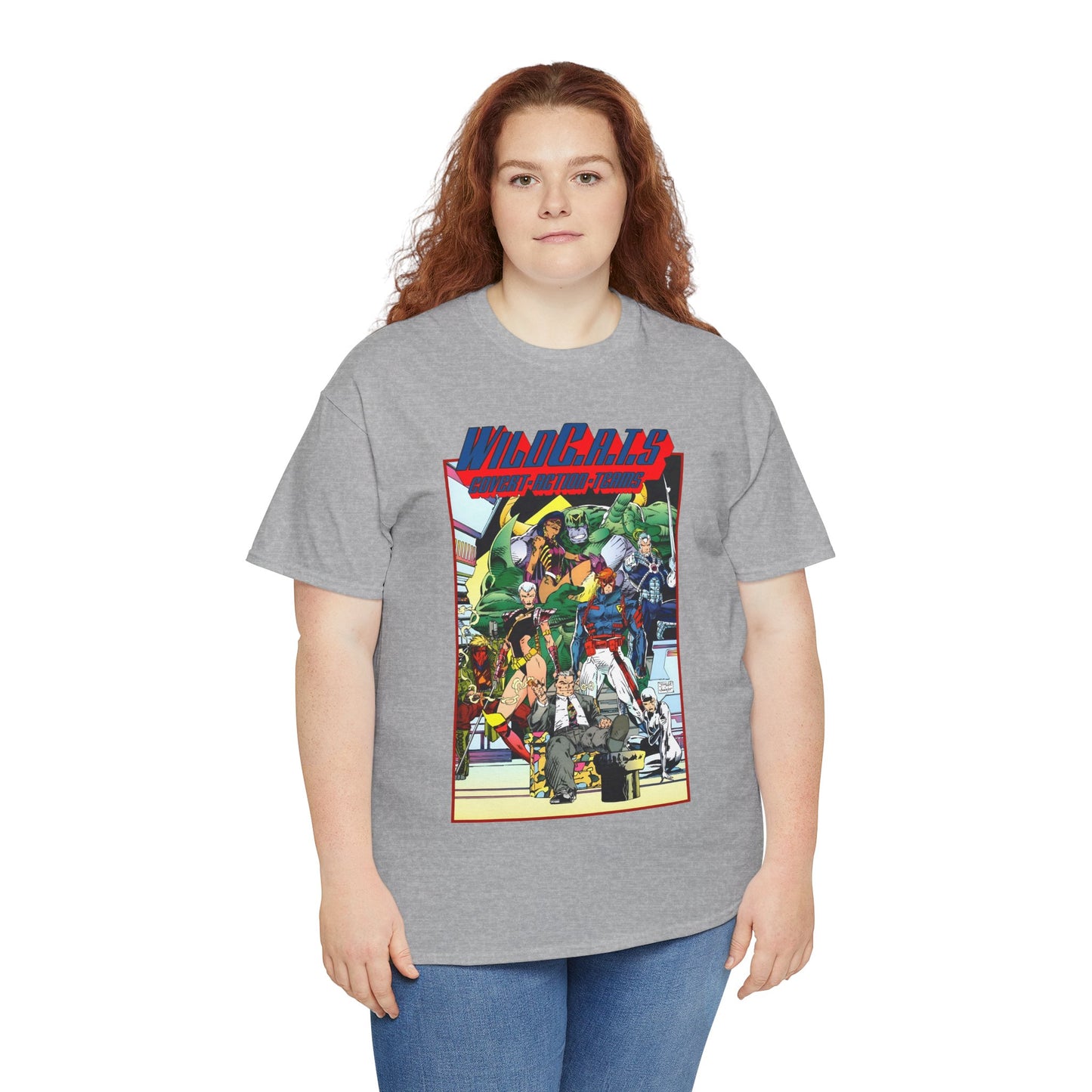 Wildcats Shirt - Jim Lee Art - Warblade, Maul, Voodoo, Grifter, Zealot, Emp, Void - Image Comics/Wildstorm/DC Comics