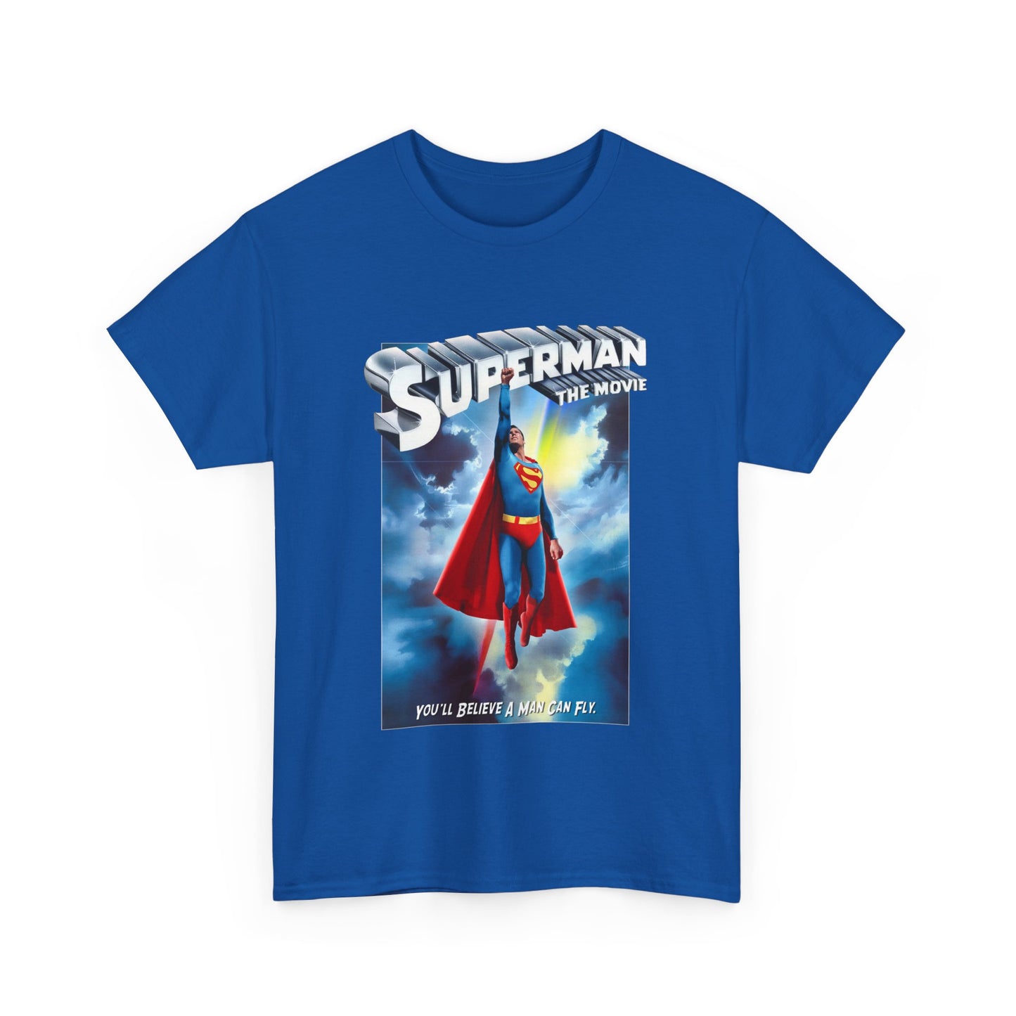 Superman The Movie T-Shirt - DC Comics - Man of Steel - Christopher Reeve 1978