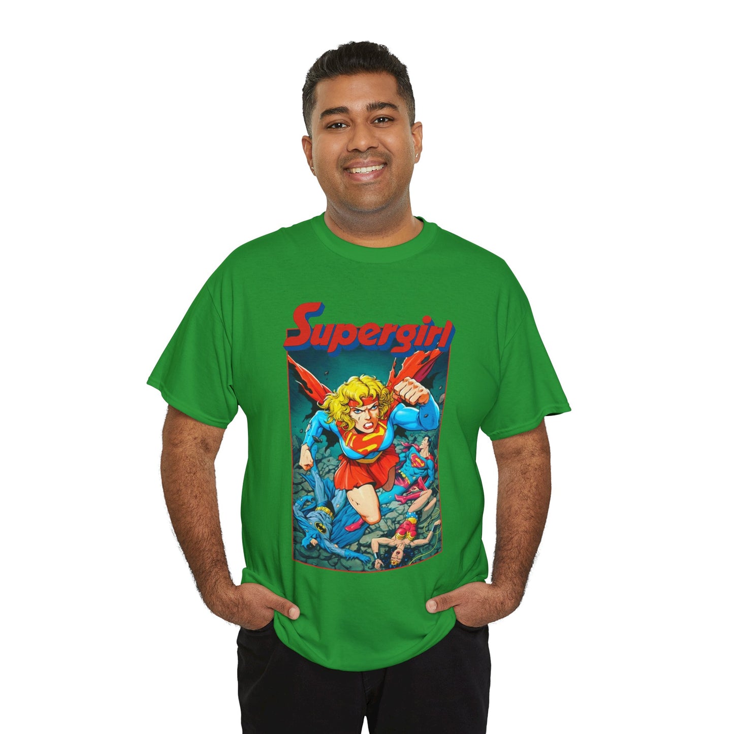 Supergirl T-Shirt - Tom Grummett Art - Crisis on Infinite Earths - Classic DC Comics Series - Death of Supergirl
