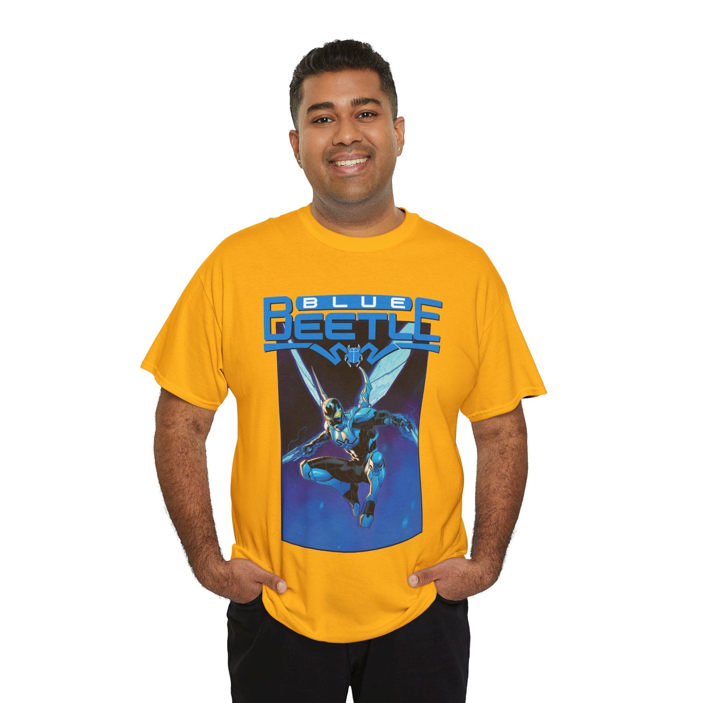 Blue Beetle T-Shirt - Dan Mora Art - DC Comics Character - Jaime Reyes