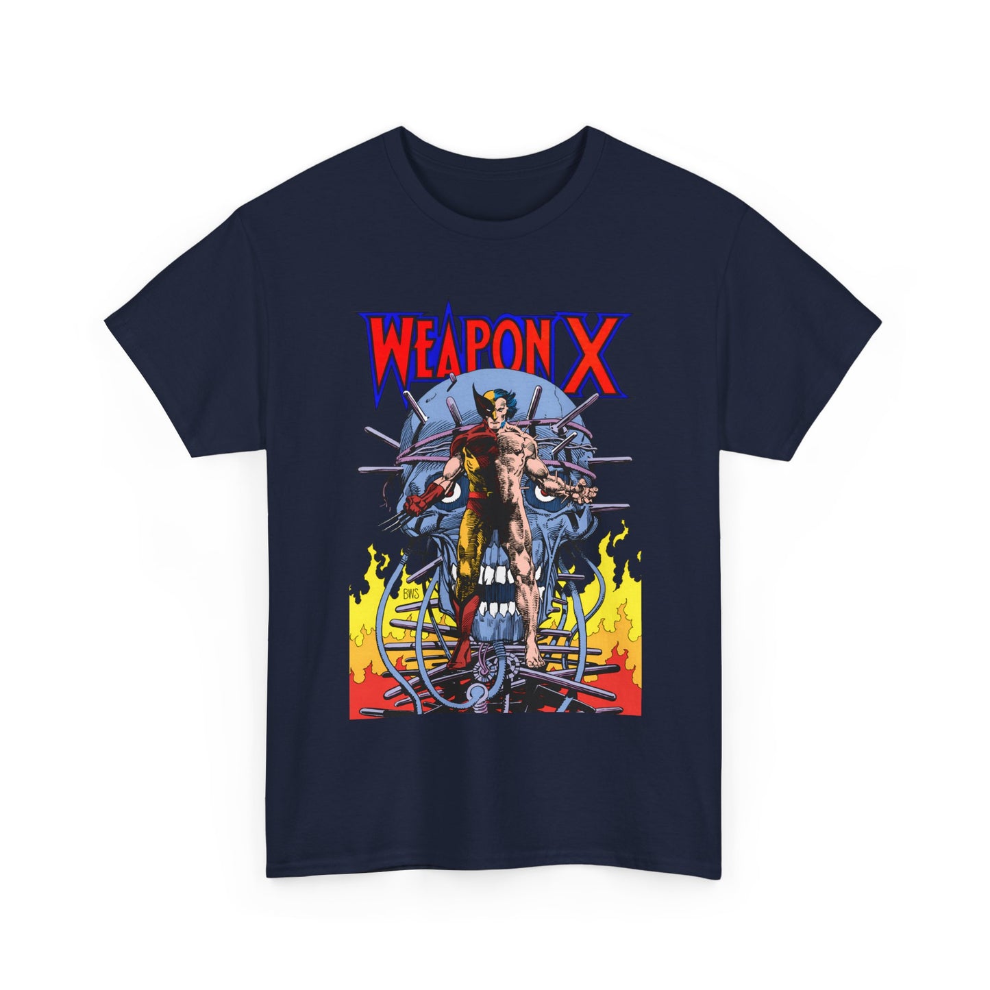 Weapon X T-Shirt - Barry Windsor-Smith Art - Wolverine Origin Story Before He Joined the X-Men - Logan, Mutant Leader - Marvel Comics
