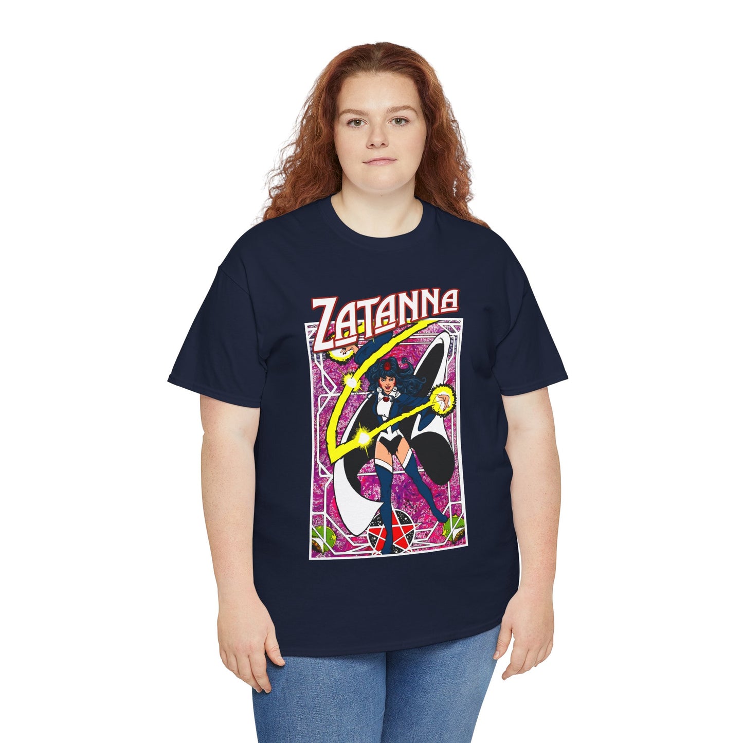 Zatanna T-Shirt - George Perez Postcard Art - Justice League Magic Member - JLA Satellite Era - DC Comics