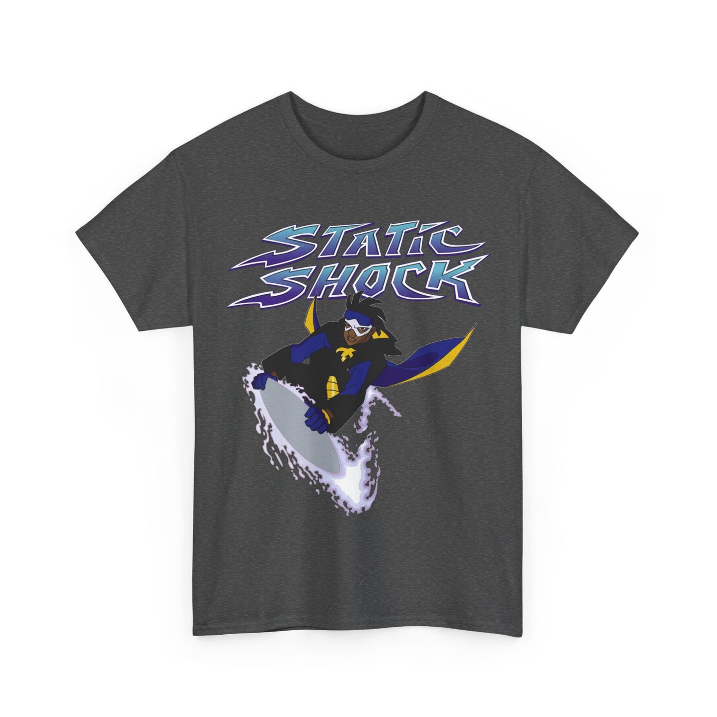 Static Shock T-Shirt - Milestone Comics - WB 1990s Animated Series - DC Comics - Virgil Hawkins