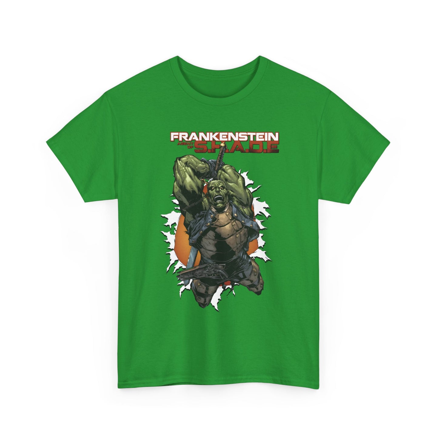 Frankenstein, Agent of SHADE T-Shirt - Alberto Ponticelli Art - New 52 Series - DC Comics