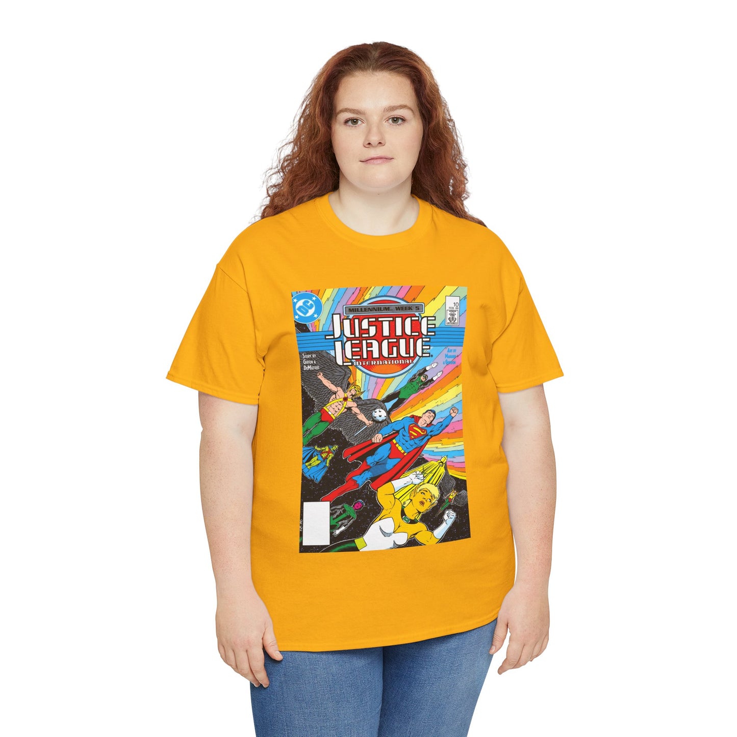 Justice League International T-Shirt - Kevin Maguire Art - DC Comics