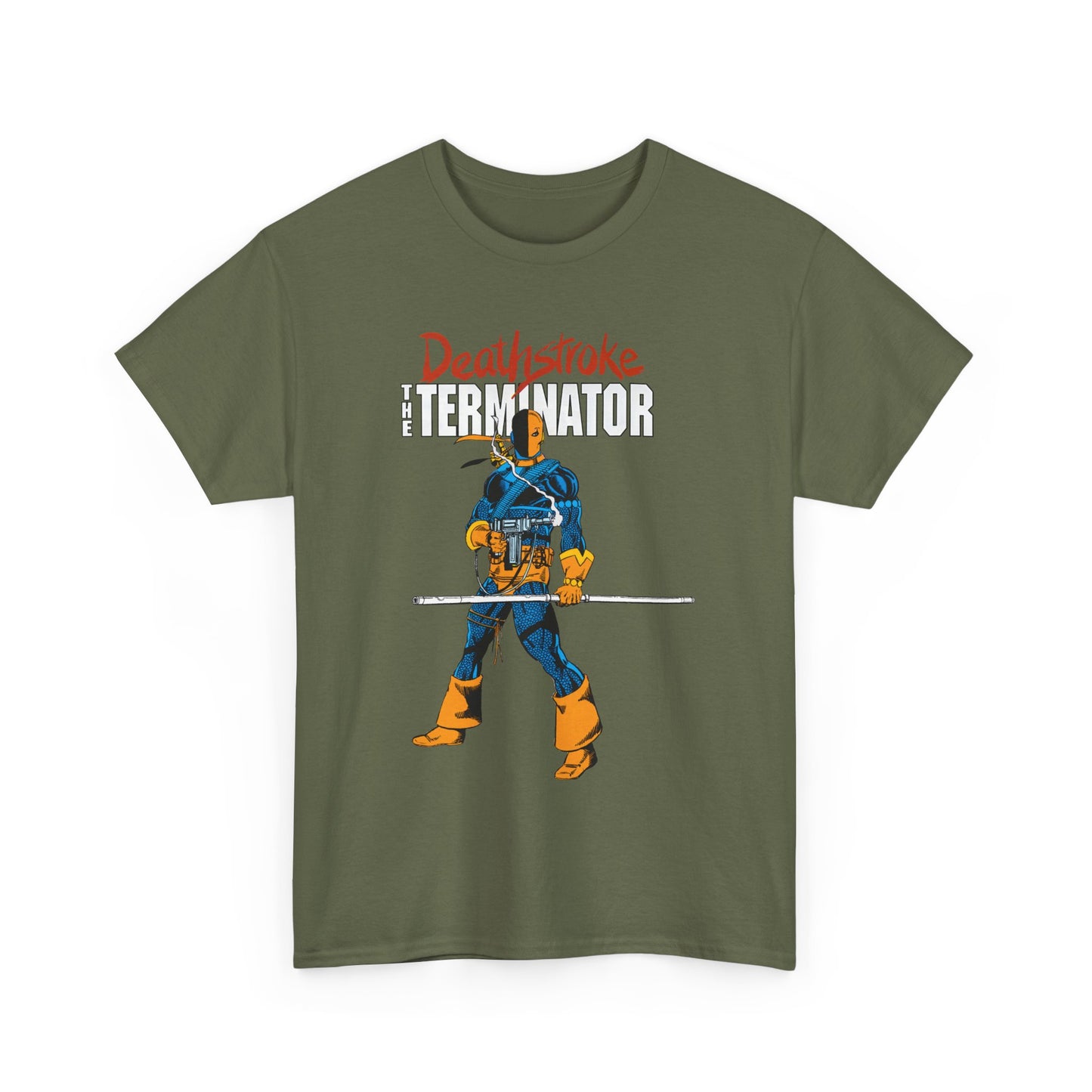 Deathstroke T-Shirt - George Perez Art - New Teen Titans Foe & Mercenary - Slade Wilson, Father of Jericho and Ravager - DC Comics - The Terminator