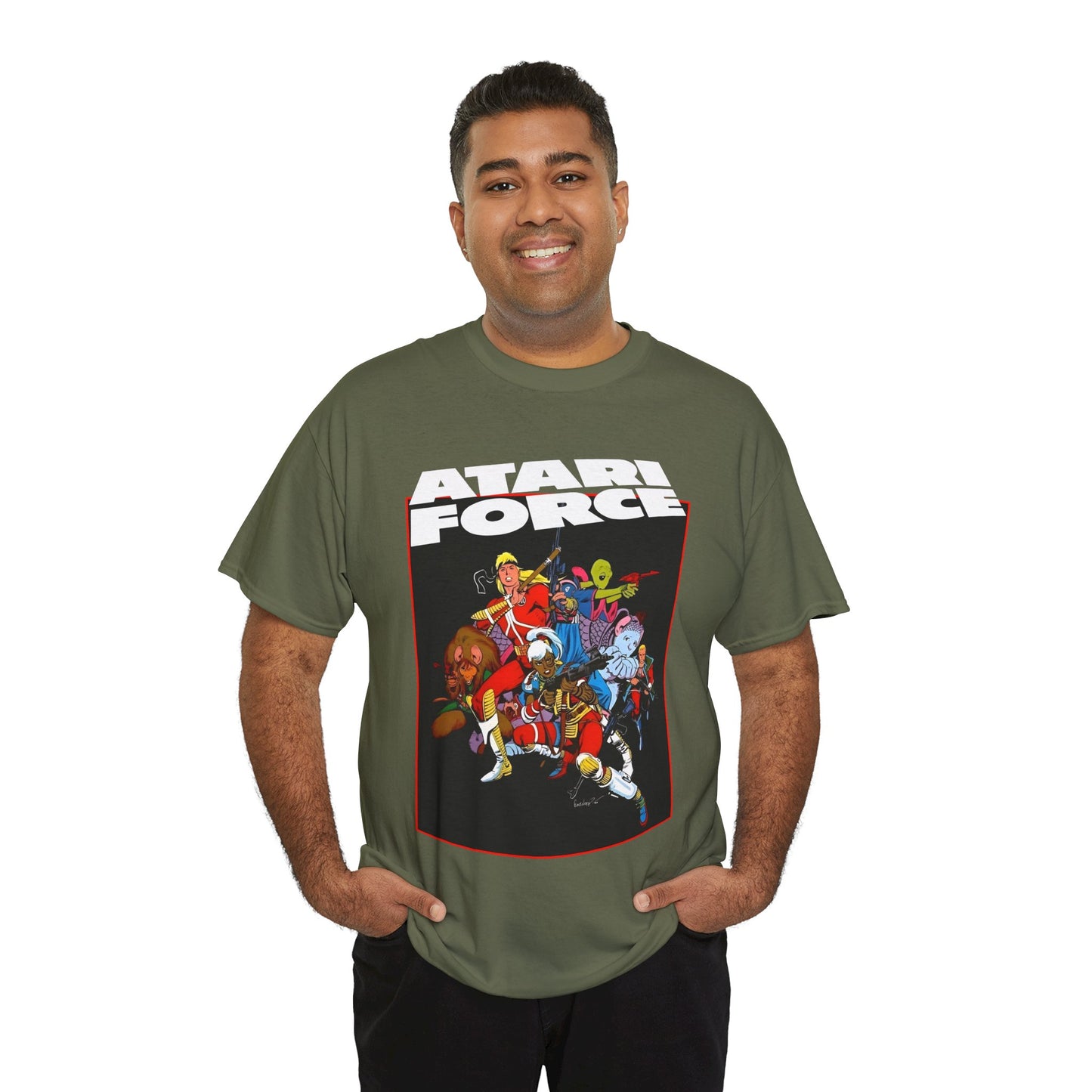 Atari Force T-Shirt - José Luis García-López Art - Tempest, Dart, Hukka, Morphea, Babe, Pakrat, Blackjak - DC Comics