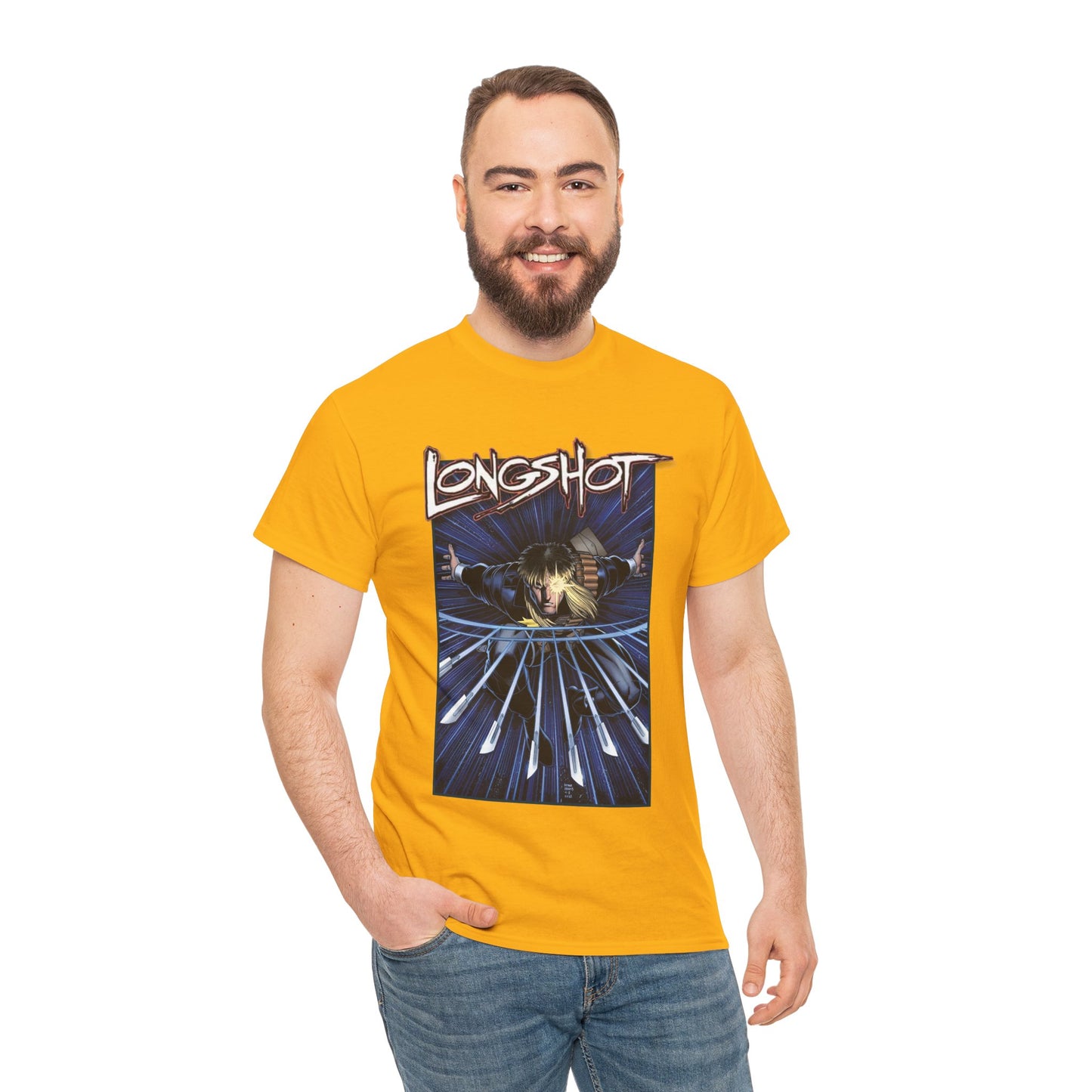 Longshot T-Shirt - Arthur Adams Art - Marvel Comics - Uncanny X-Men - Mojoverse Mutant - Popular 1980s Character
