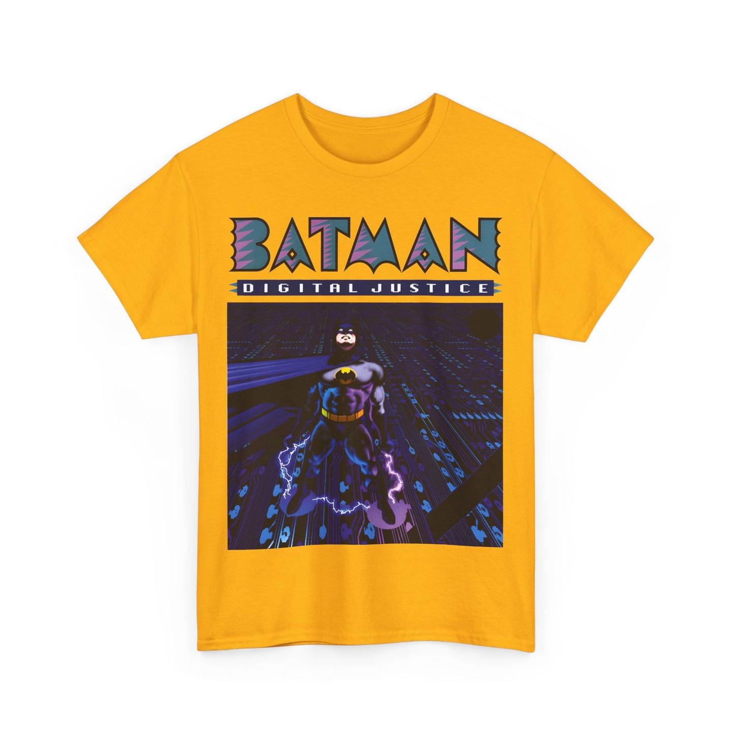 Batman Digital Justice T-Shirt - Pepe Moreno Computer Generated Art - Graphic Novel - Gotham City, Bruce Wayne - DC Comics