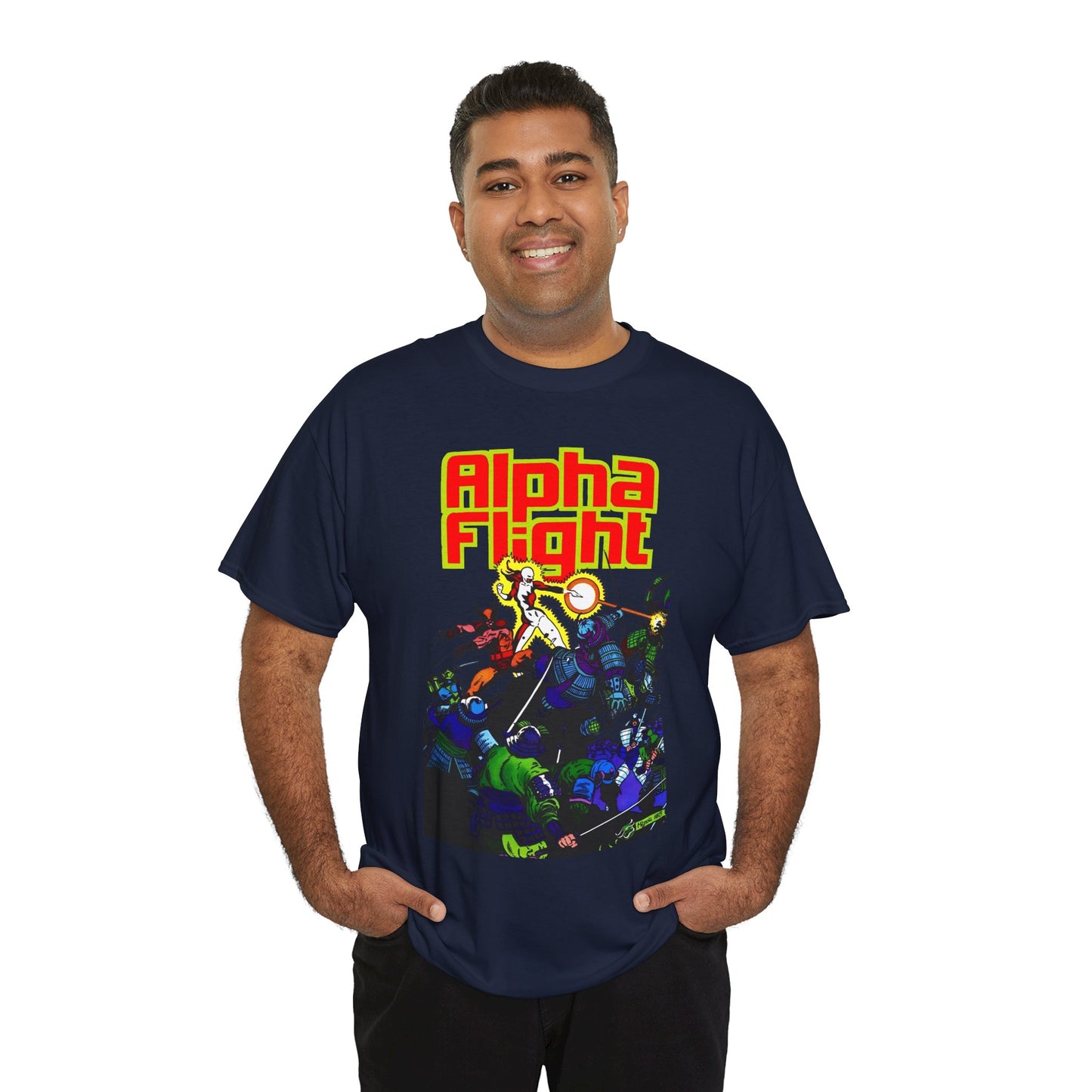 Alpha Flight T-Shirt - Mike Mignola Art