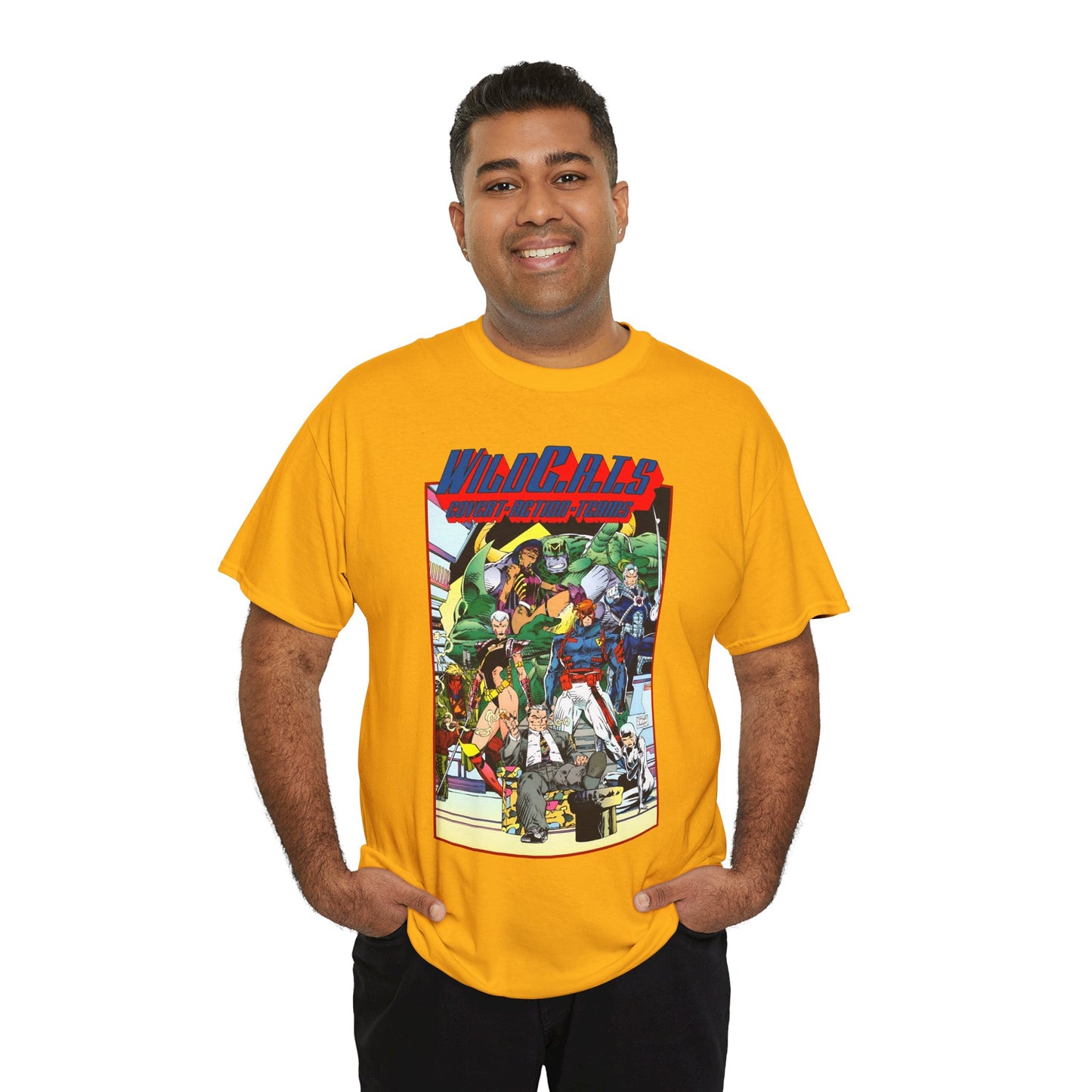 Wildcats Shirt - Jim Lee Art - Warblade, Maul, Voodoo, Grifter, Zealot, Emp, Void - Image Comics/Wildstorm/DC Comics