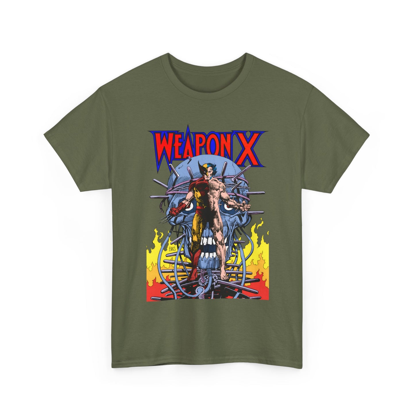 Weapon X T-Shirt - Barry Windsor-Smith Art - Wolverine Origin Story Before He Joined the X-Men - Logan, Mutant Leader - Marvel Comics
