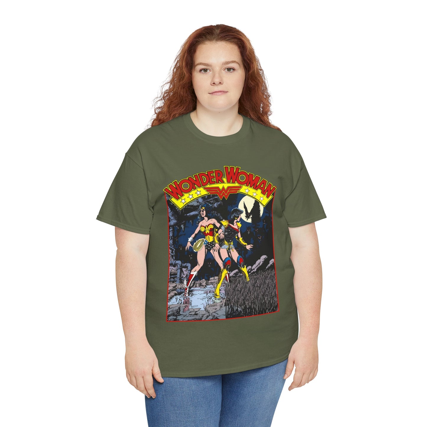 Wonder Woman & Troia T-Shirt - George Perez Art - Wonder Girl, Donna Troy - Themyscira, Paradise Island - DC Comics