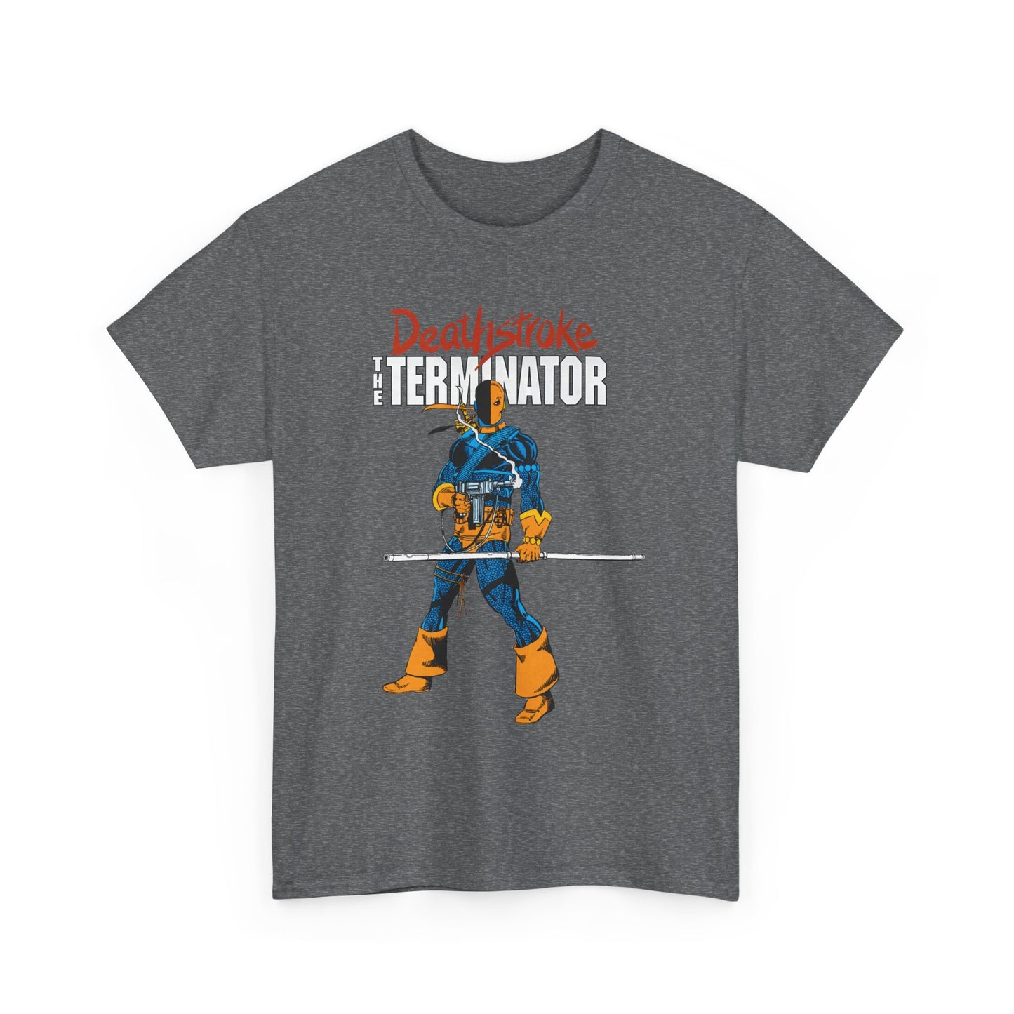 Deathstroke T-Shirt - George Perez Art - New Teen Titans Foe & Mercenary - Slade Wilson, Father of Jericho and Ravager - DC Comics - The Terminator