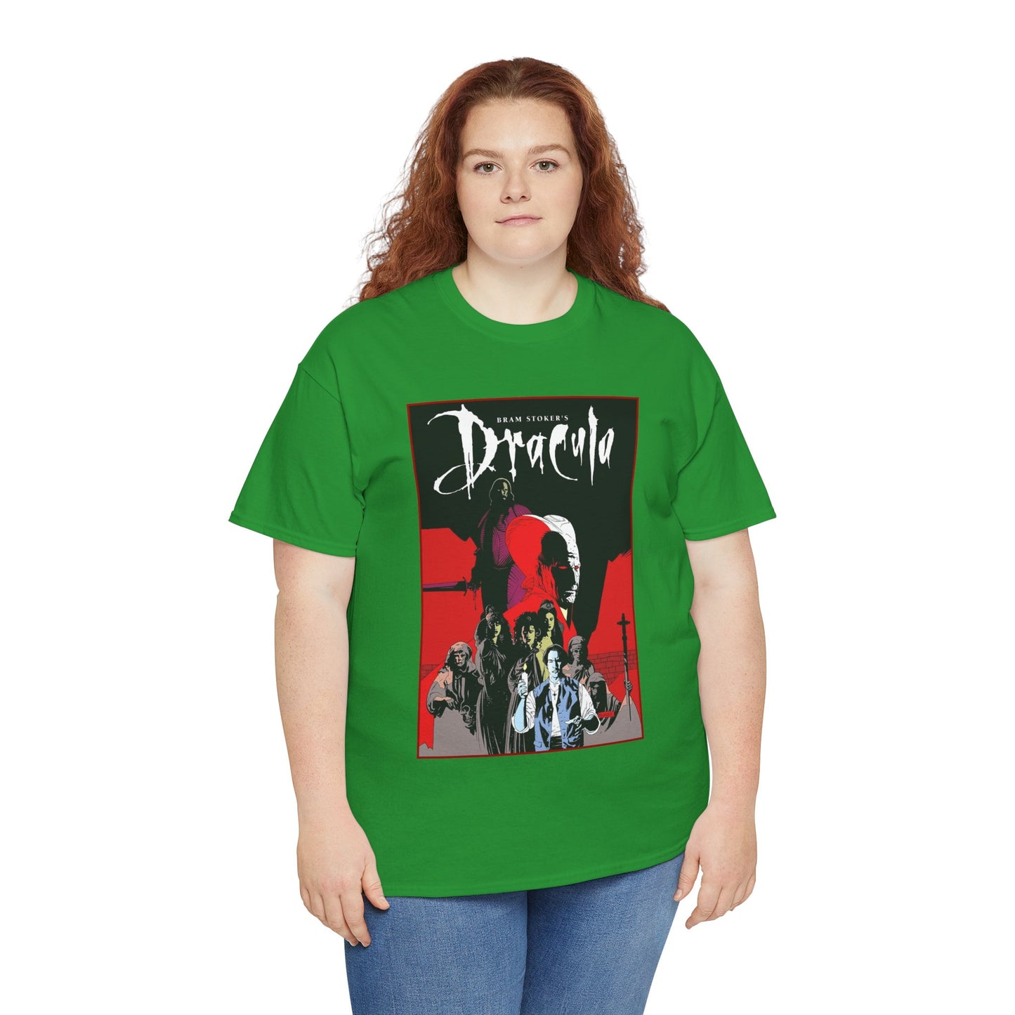 Bram Stoker's Dracula T-Shirt - Mike Mignola Art - Francis Ford Coppola Movie - Mina Murray, Jonathan Harker