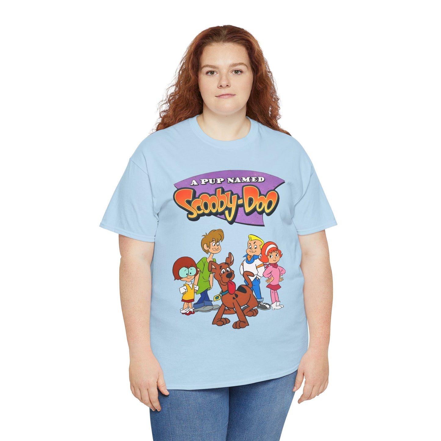 A Pup Named Scooby-Doo T-Shirt - Hanna-Barbera Cartoon TV Series 1990s - Fred, Daphne, Velma, Shaggy