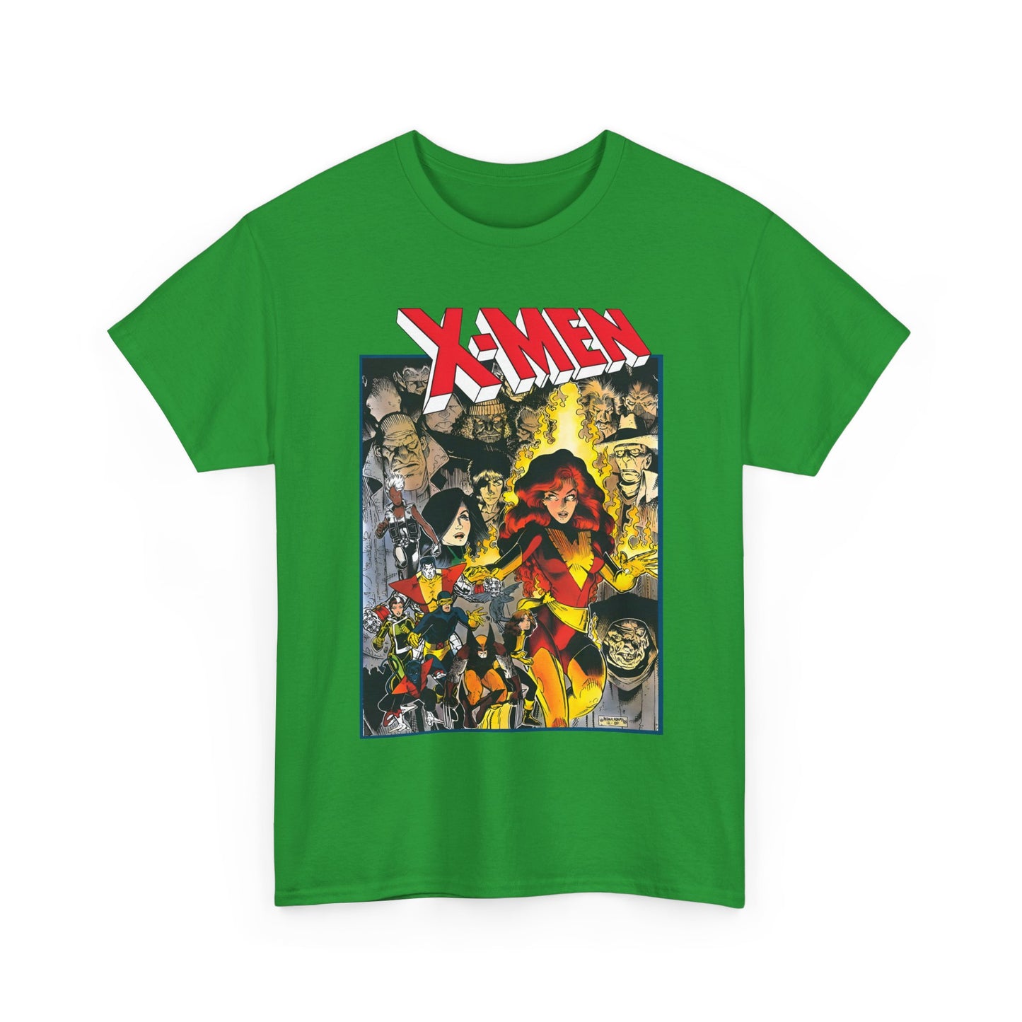 Uncanny X-Men T-Shirt - Arthur Adams Art - Dark Phoenix: From the Ashes Story - Storm, Cyclops, Wolverine, Rogue, Colossus, Nightcrawler - Marvel Comics