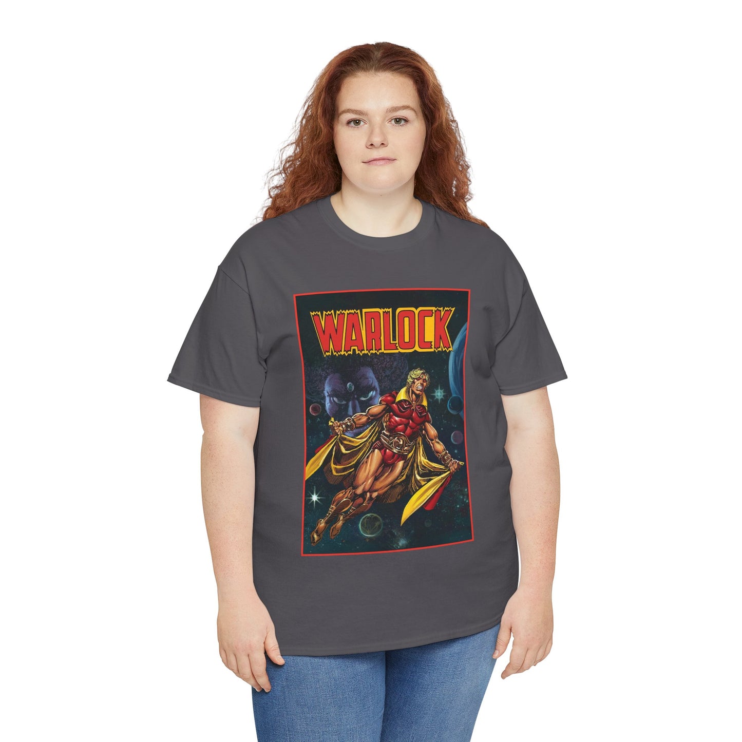 Warlock T-Shirt - Jim Starlin Art - Marvel Comics - Cosmic Superhero - The Enclave - Him