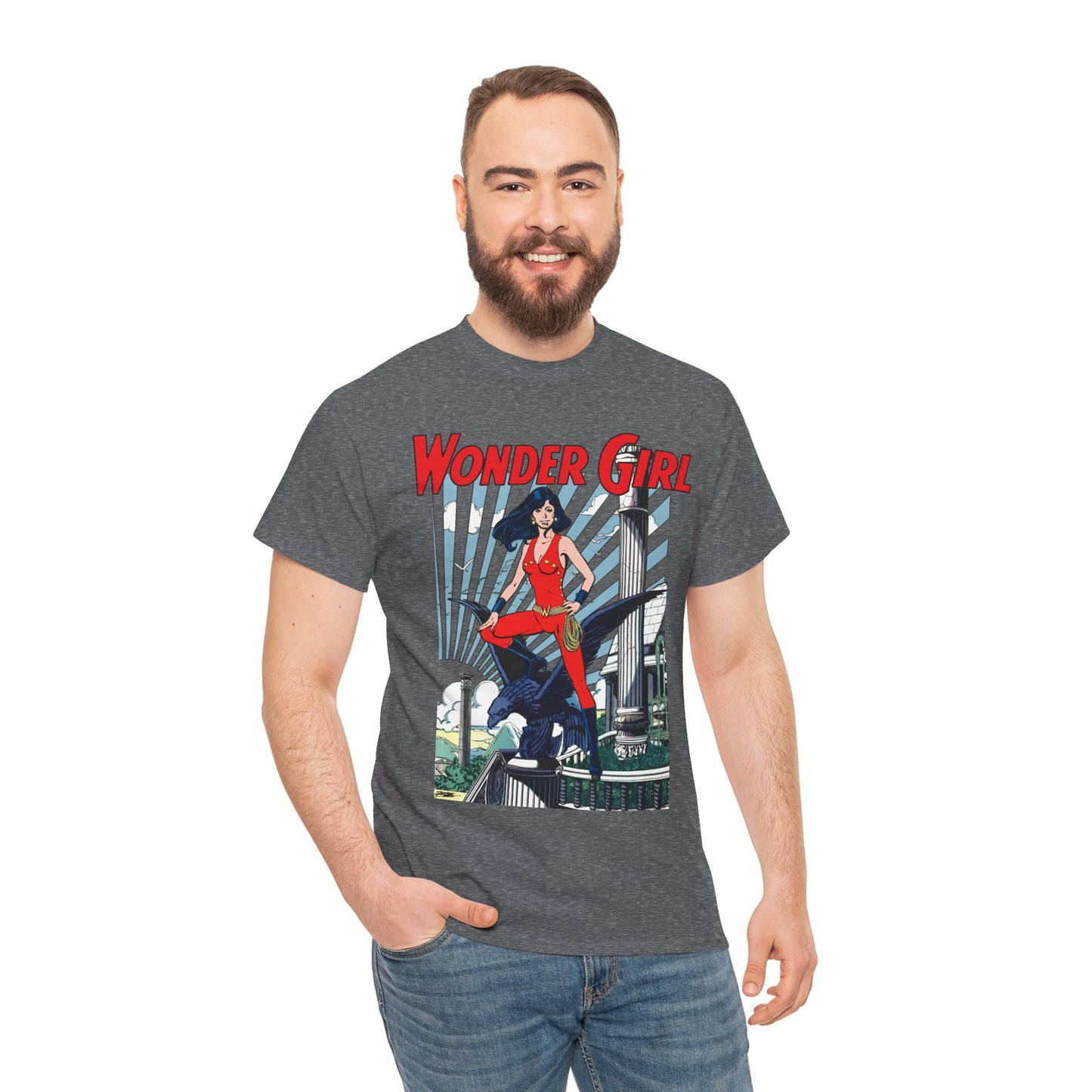 Wonder Girl T-Shirt - George Perez Art - New Teen Titans Member & Leader - Donna Troy, Sister of Wonder Woman - Amazon Warrior - DC Comics