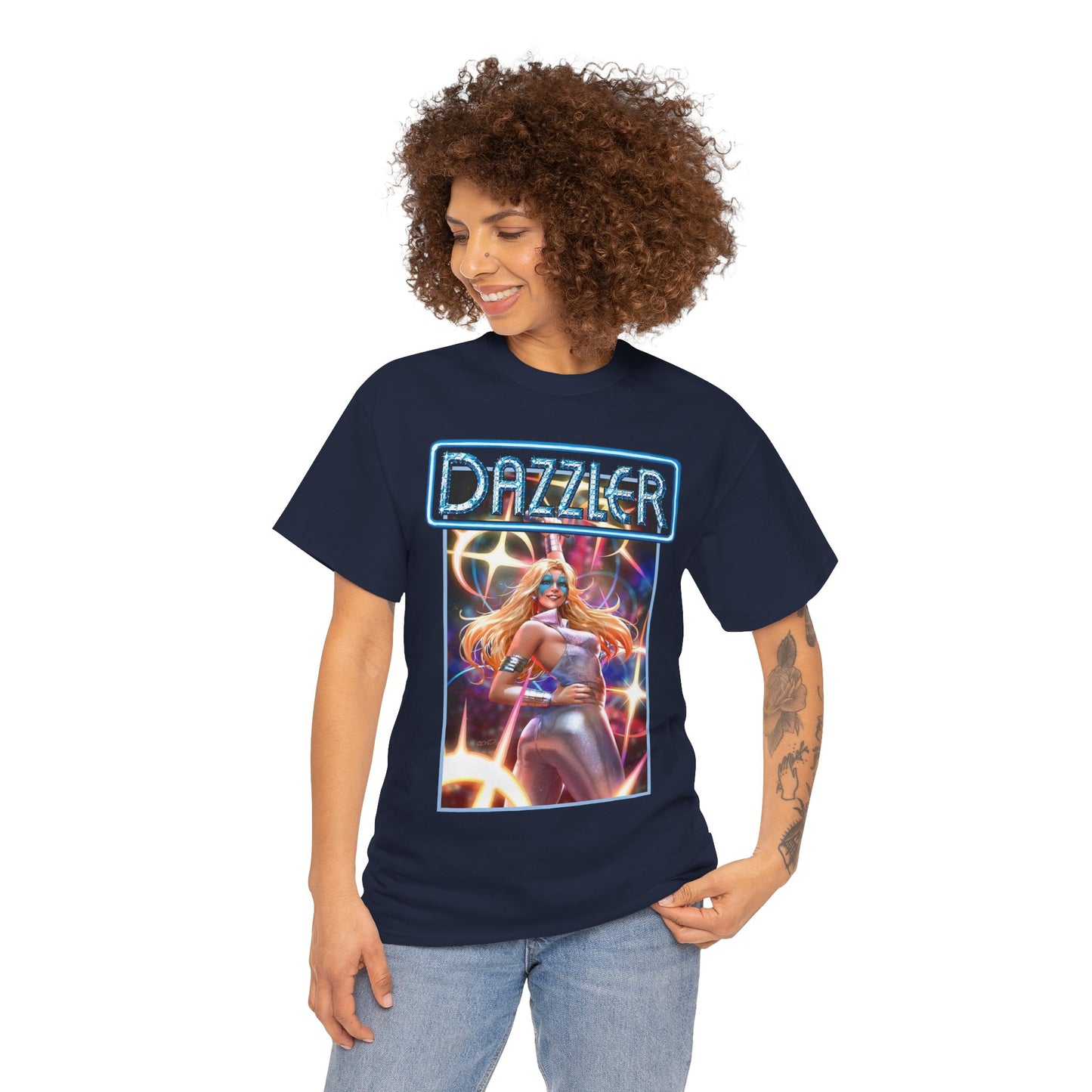 Dazzler T-Shirt - Derrick Chew Art - Alison Blaire - Mutant Pop Star - X-Men Member - Marvel Comics