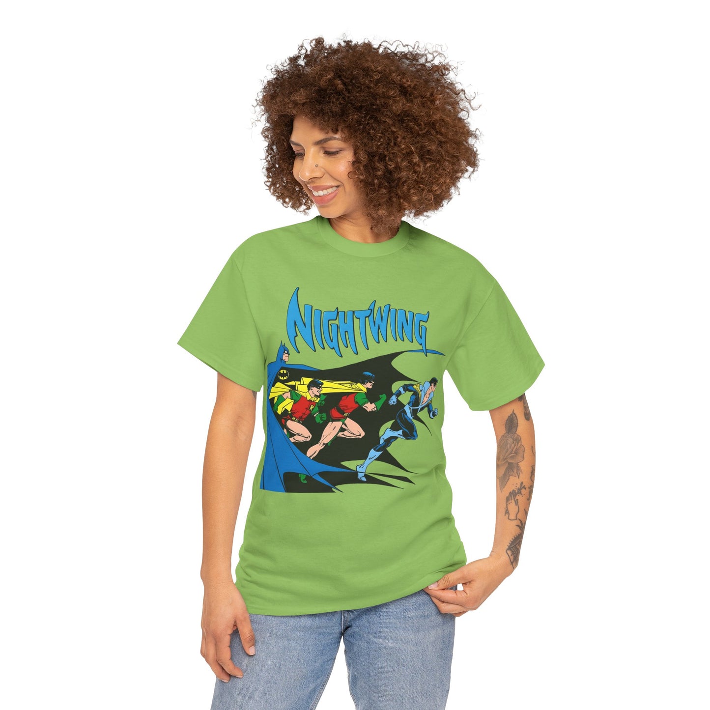 Nightwing T-Shirt - George Perez Art - Batman, Bruce Wayne, Robin, Dick Grayson - New Teen Titans Leader - DC Comics
