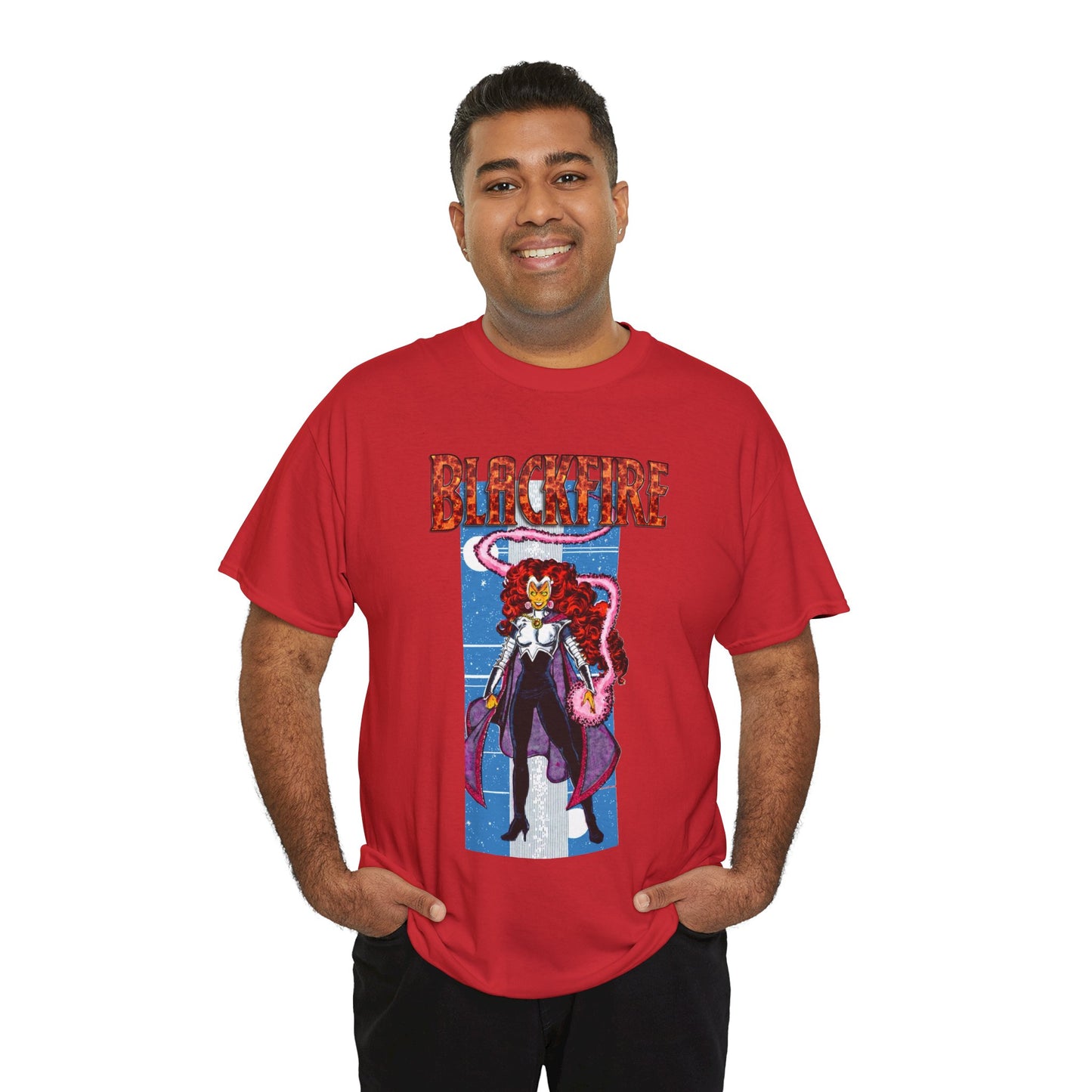 Blackfire T-Shirt - George Perez Art - New Teen Titans Enemy, Starfire's Evil Sister - From Tamaran - DC Comics
